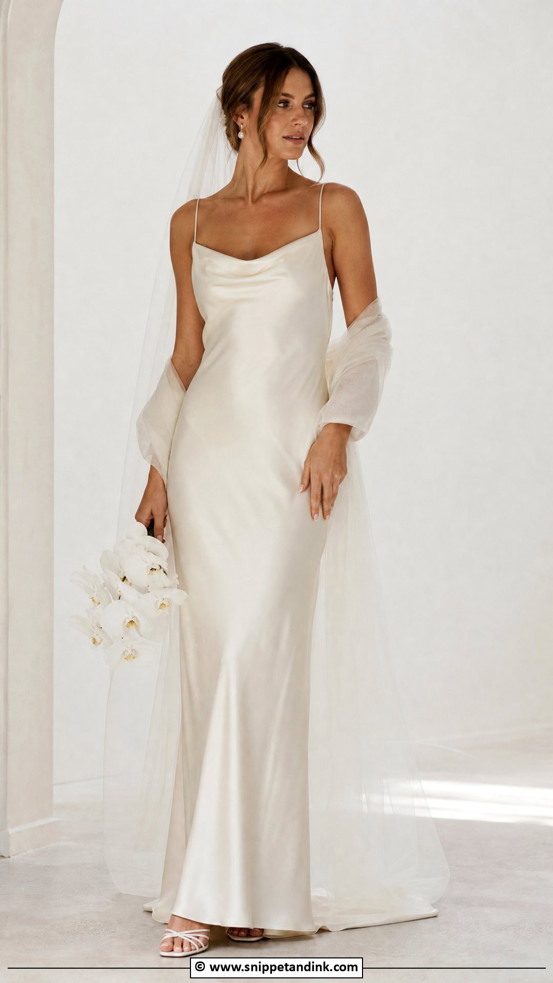 Silk Slip Wedding Dress - Snippet and Ink - 35 Classy Elegant Wedding Dress Ideas