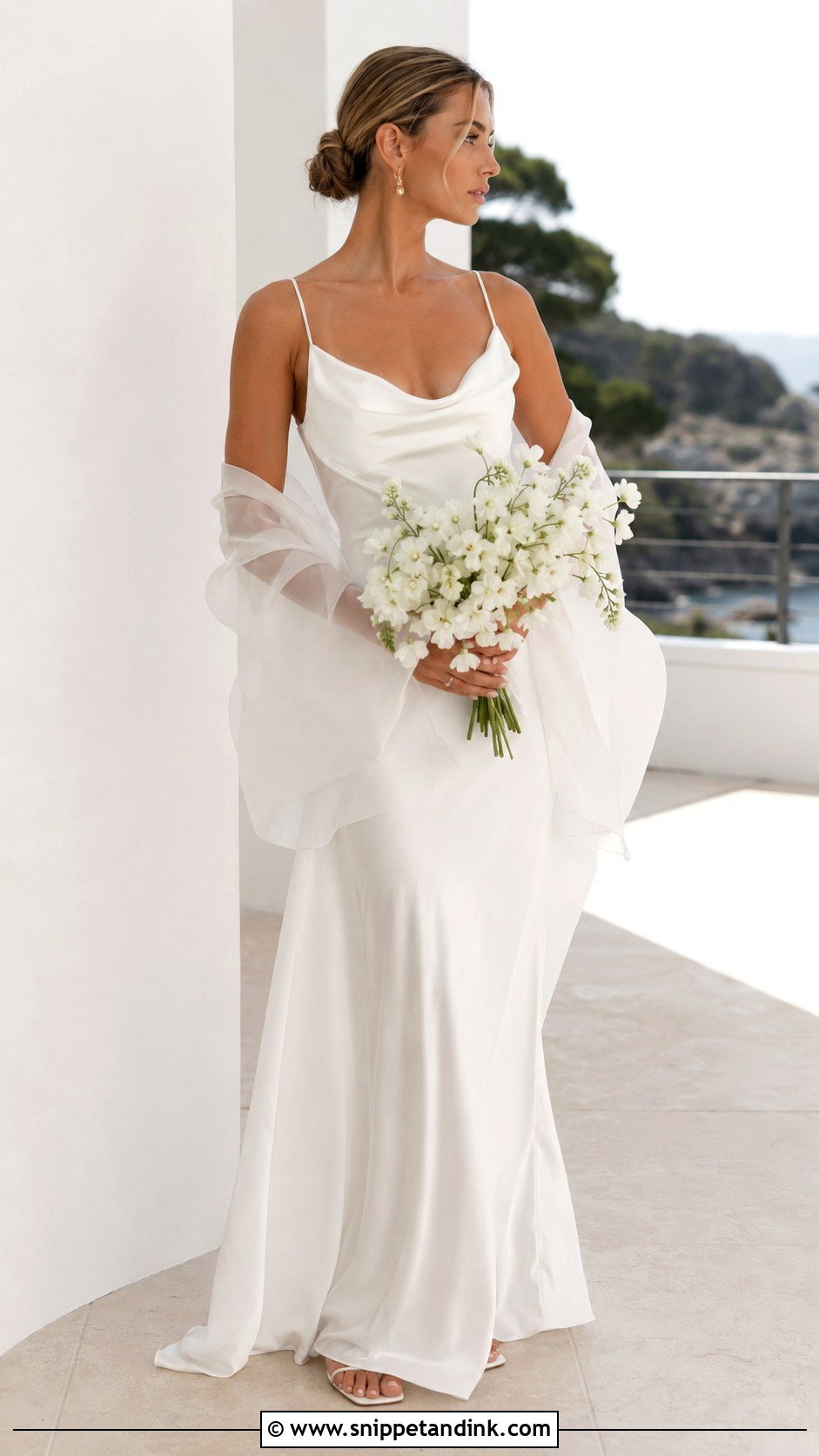 Silk Slip Wedding Dress - Snippet and Ink - 20 Natural Wedding Dress Ideas