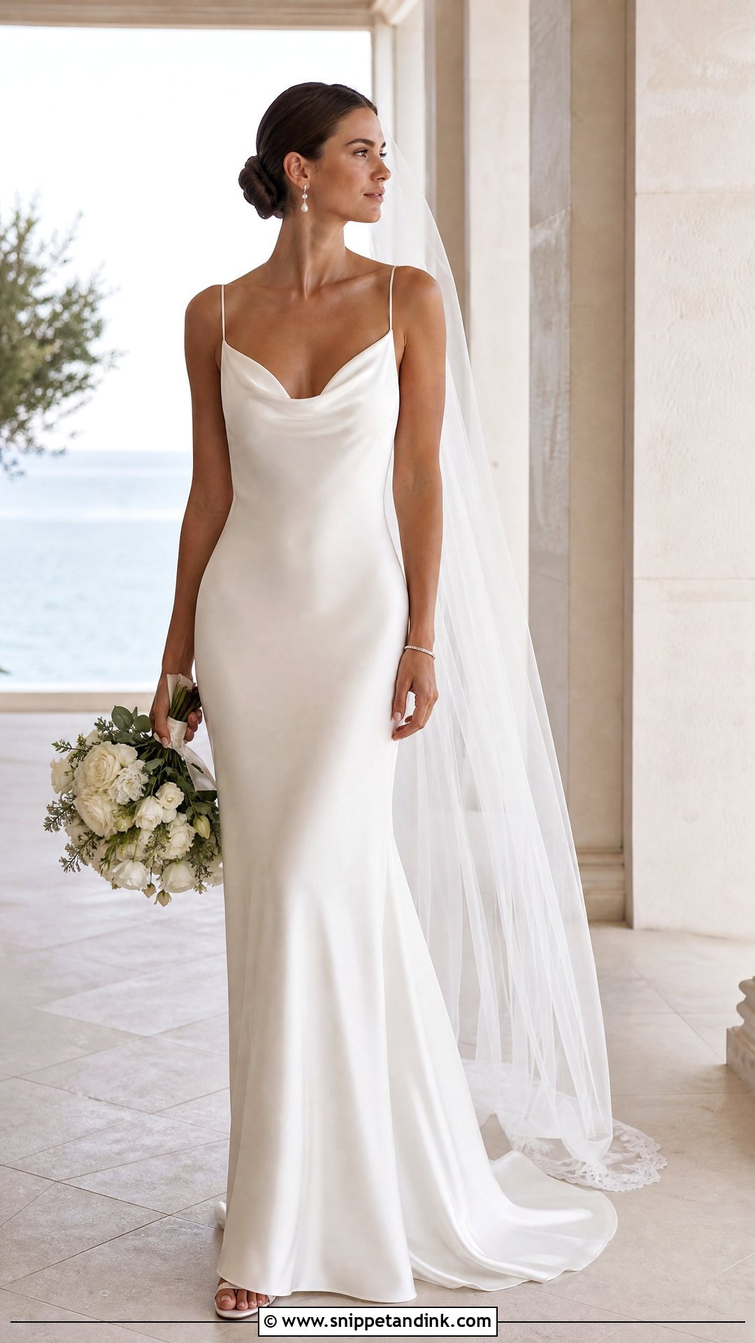 Silk Slip Wedding Dress - Snippet and Ink - 20 Womens Wedding Dresses