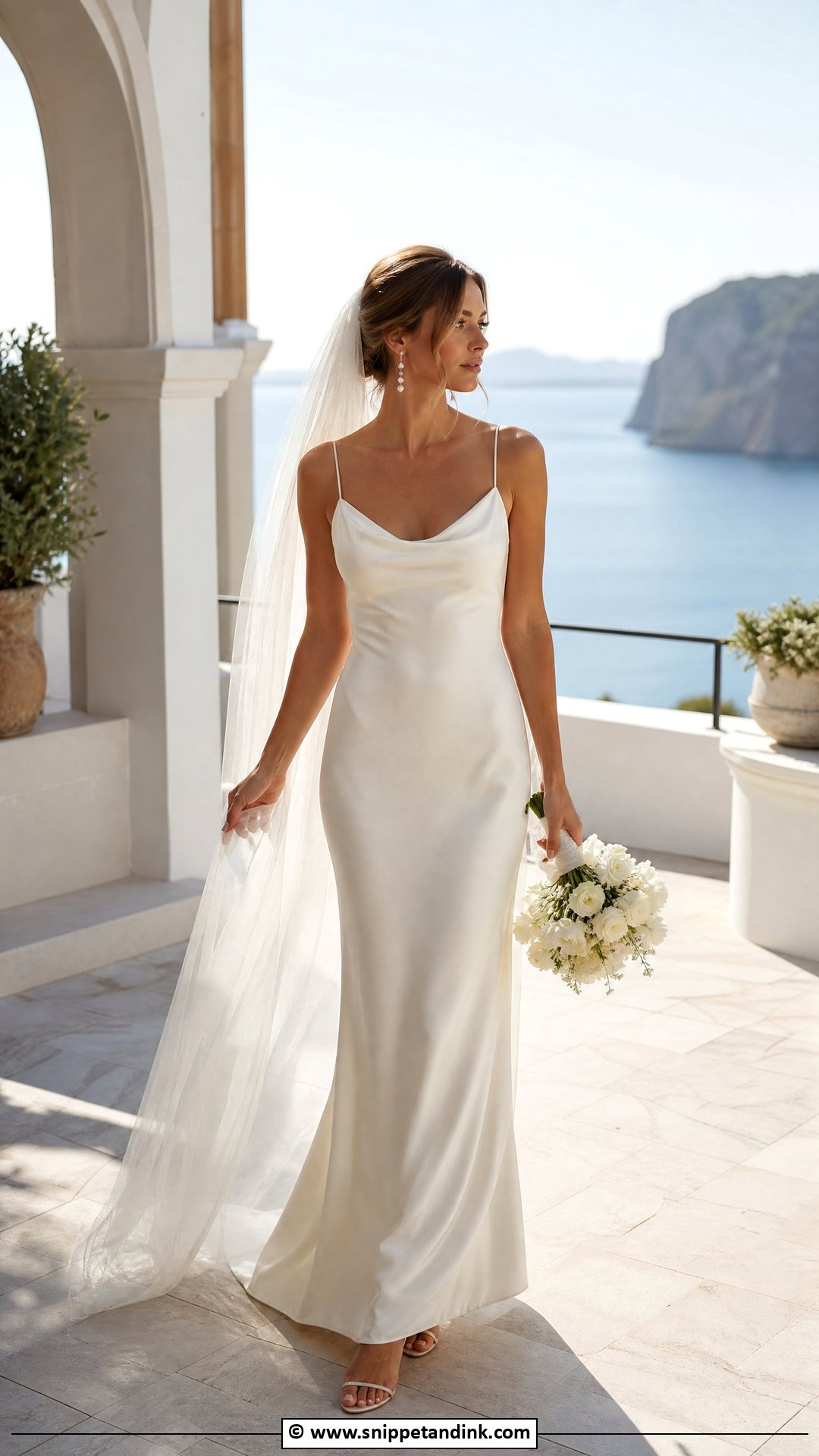 Silk Slip Wedding Dress - Snippet and Ink - 35 Elegant Wedding Dress Ideas