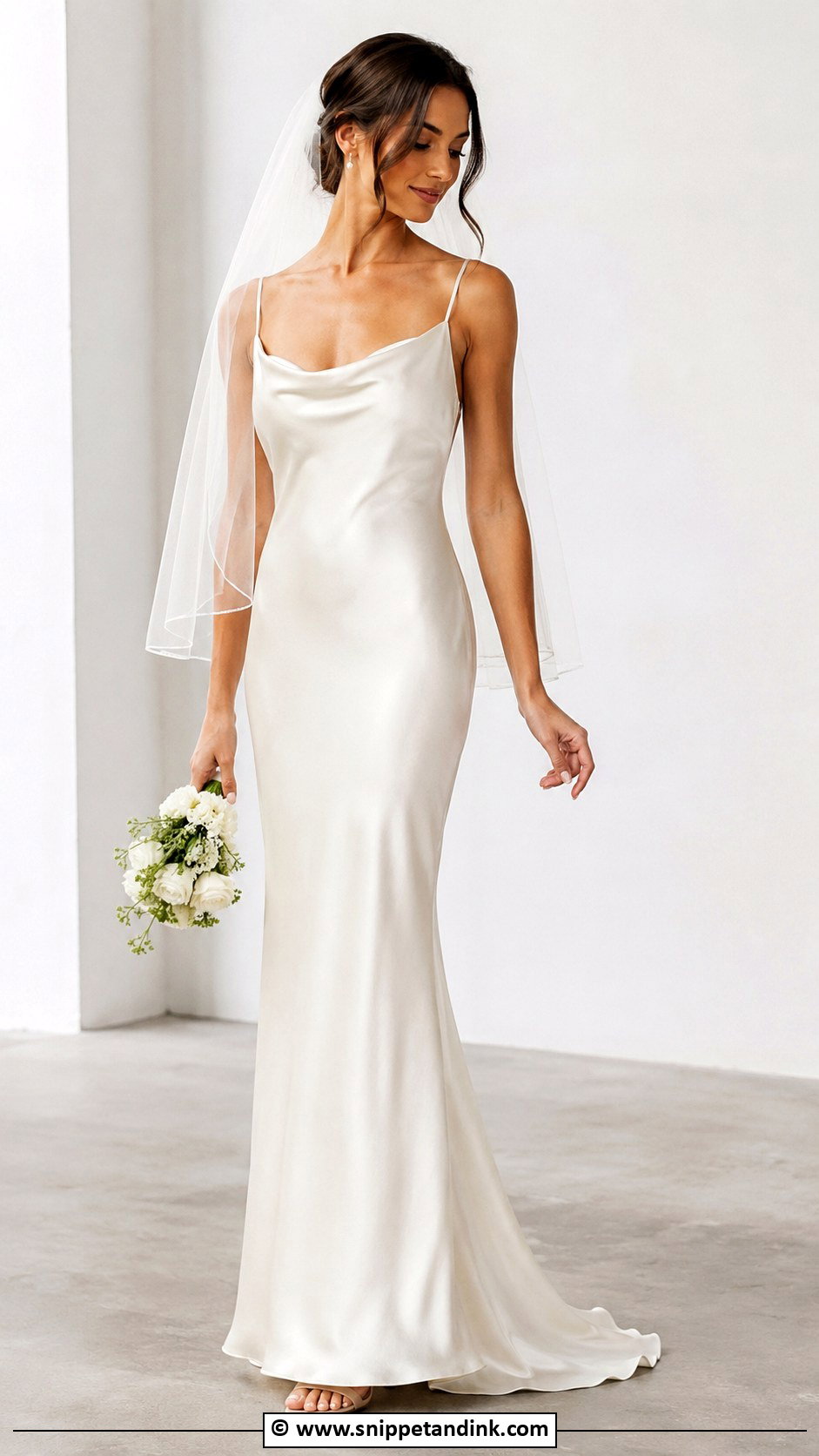 Silk Slip Wedding Dress - Snippet and Ink - 35 Silk Wedding Dress Ideas