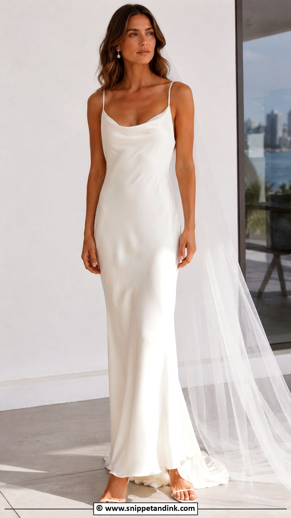 Silk Slip Wedding Dress - Snippet and Ink - 25 Classic Timeless Classy Wedding Dress Ideas