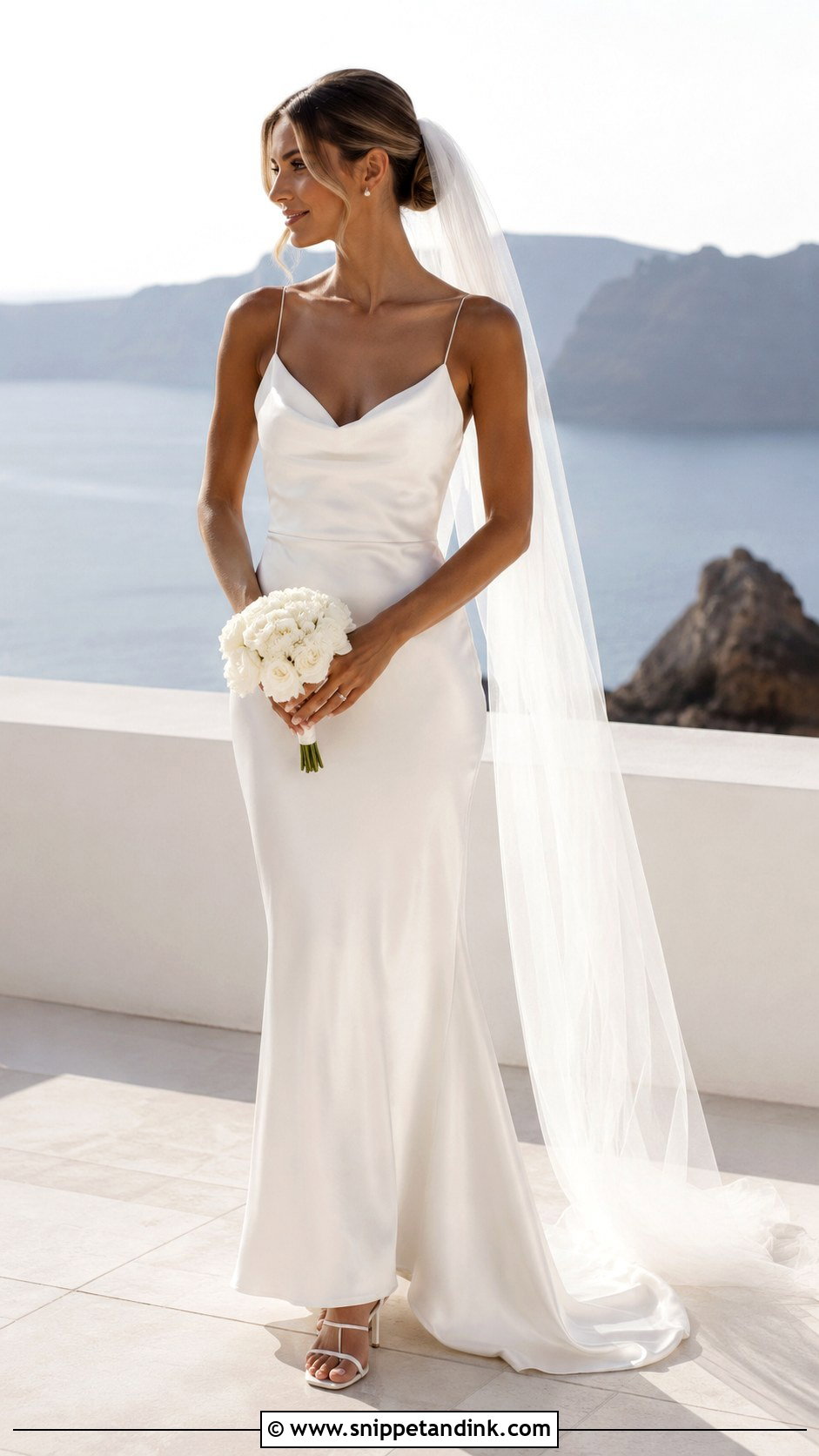 Silk Slip Wedding Gown - Snippet and Ink - 25 Wedding Gown Inspiration Ideas