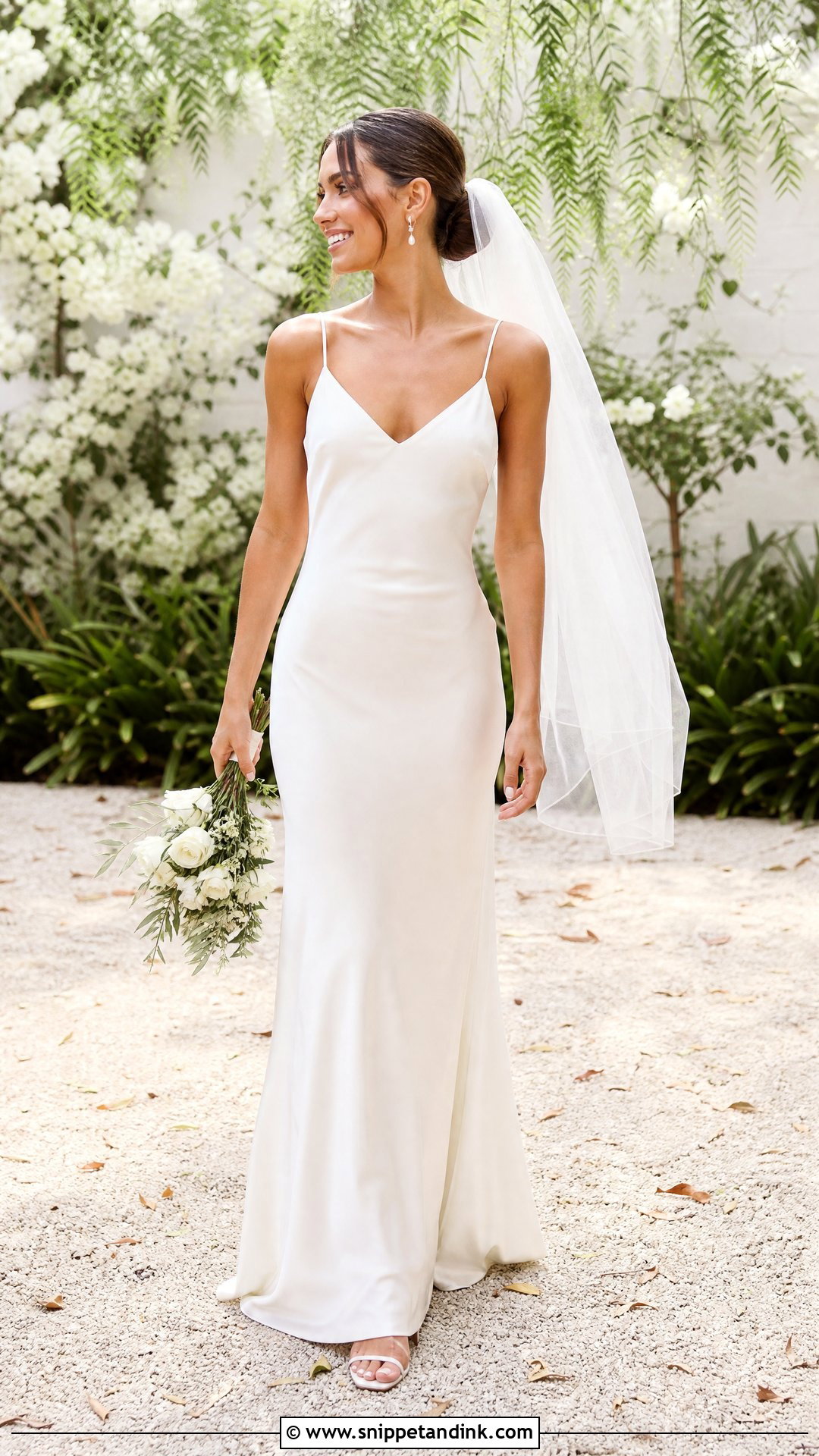 Silk Slip Wedding Gown - Snippet and Ink - 20 Wedding Gown Simple Classy Ideas