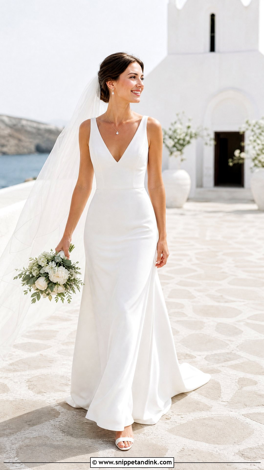 Silk V Neck Wedding Dress - Snippet and Ink - 20 Satin Simple Silk Wedding Dress Ideas