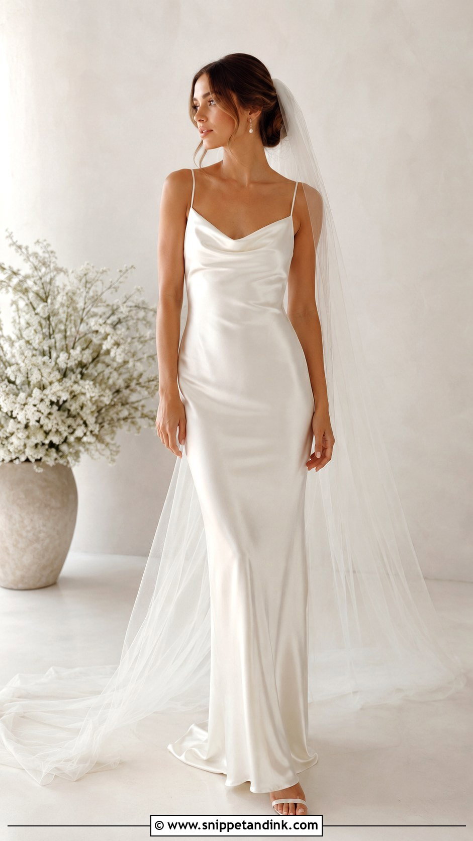 Silk Wedding Dress - Snippet and Ink - 30 Sleek Wedding Dress Ideas