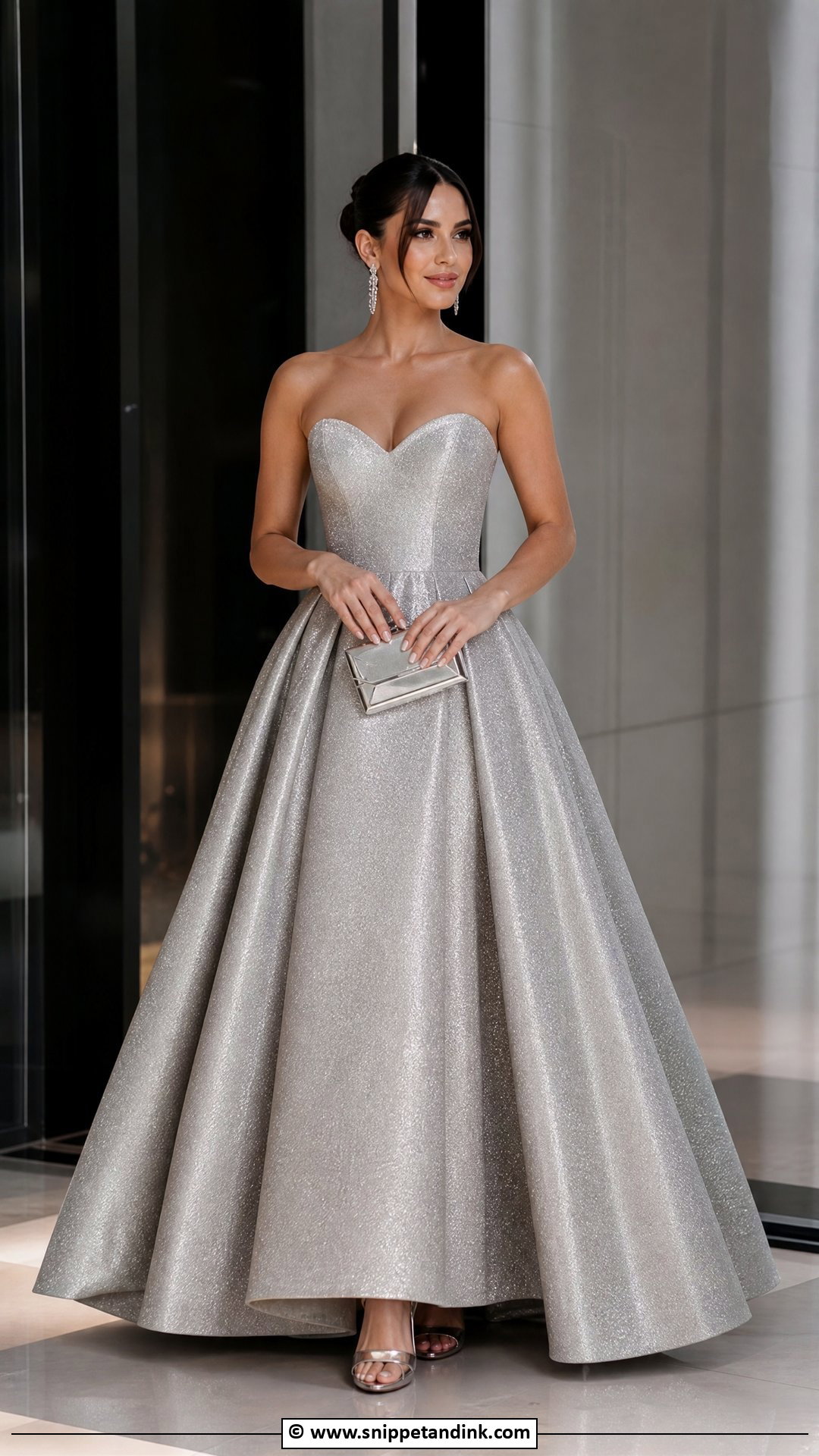 Silver Ball Gown - Snippet and Ink - 35 Ball Gown Ideas