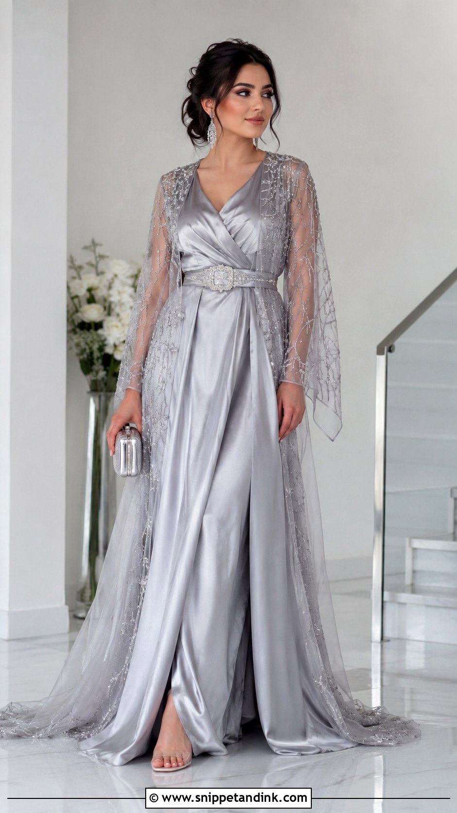 Silver Kurdish Wedding Dress - Snippet and Ink - 25 Kurdish Wedding Dress Ideas