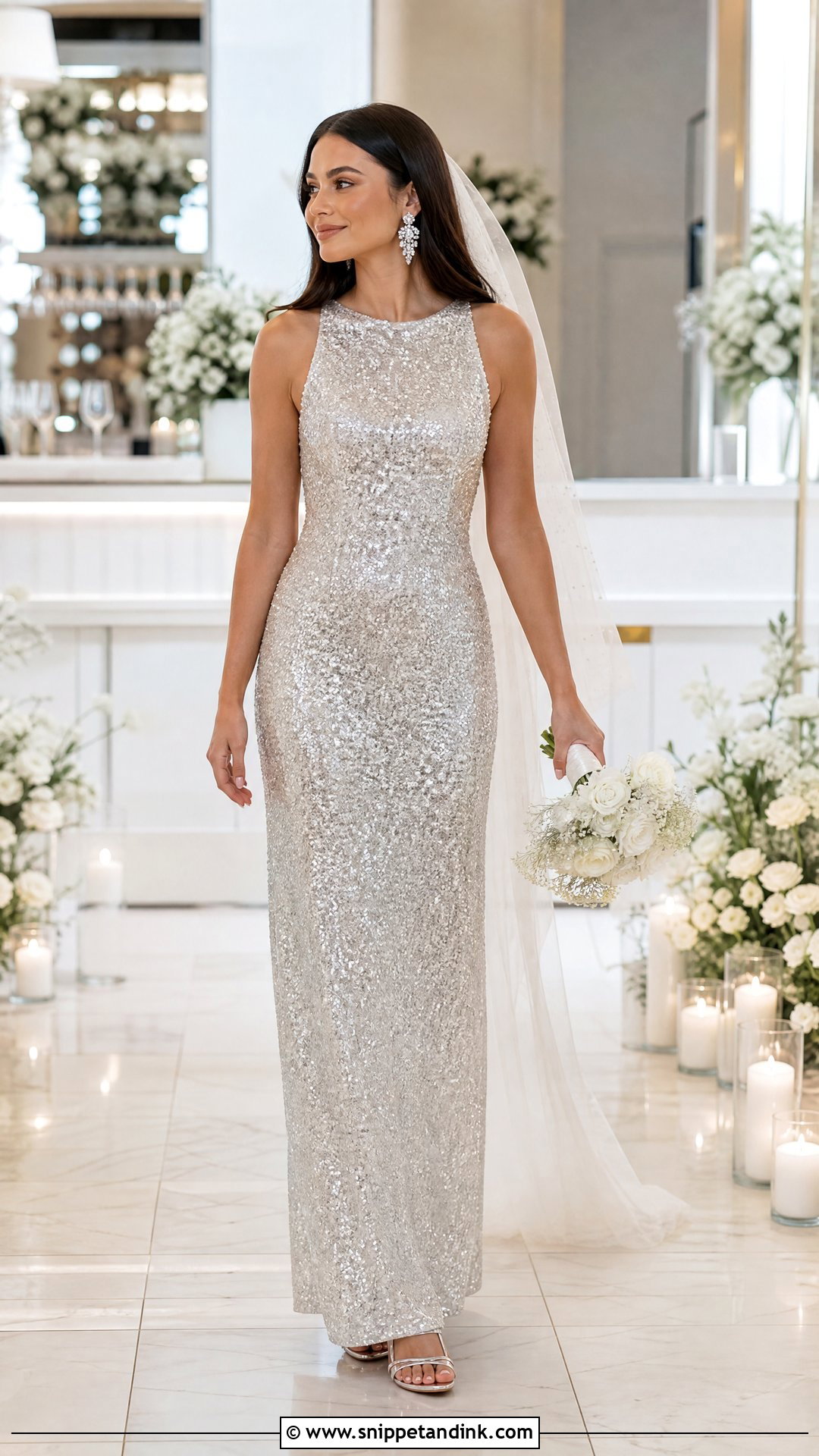 Silver Sequin Wedding Dress - Snippet and Ink - 25 Wedding Dress Unique Ideas