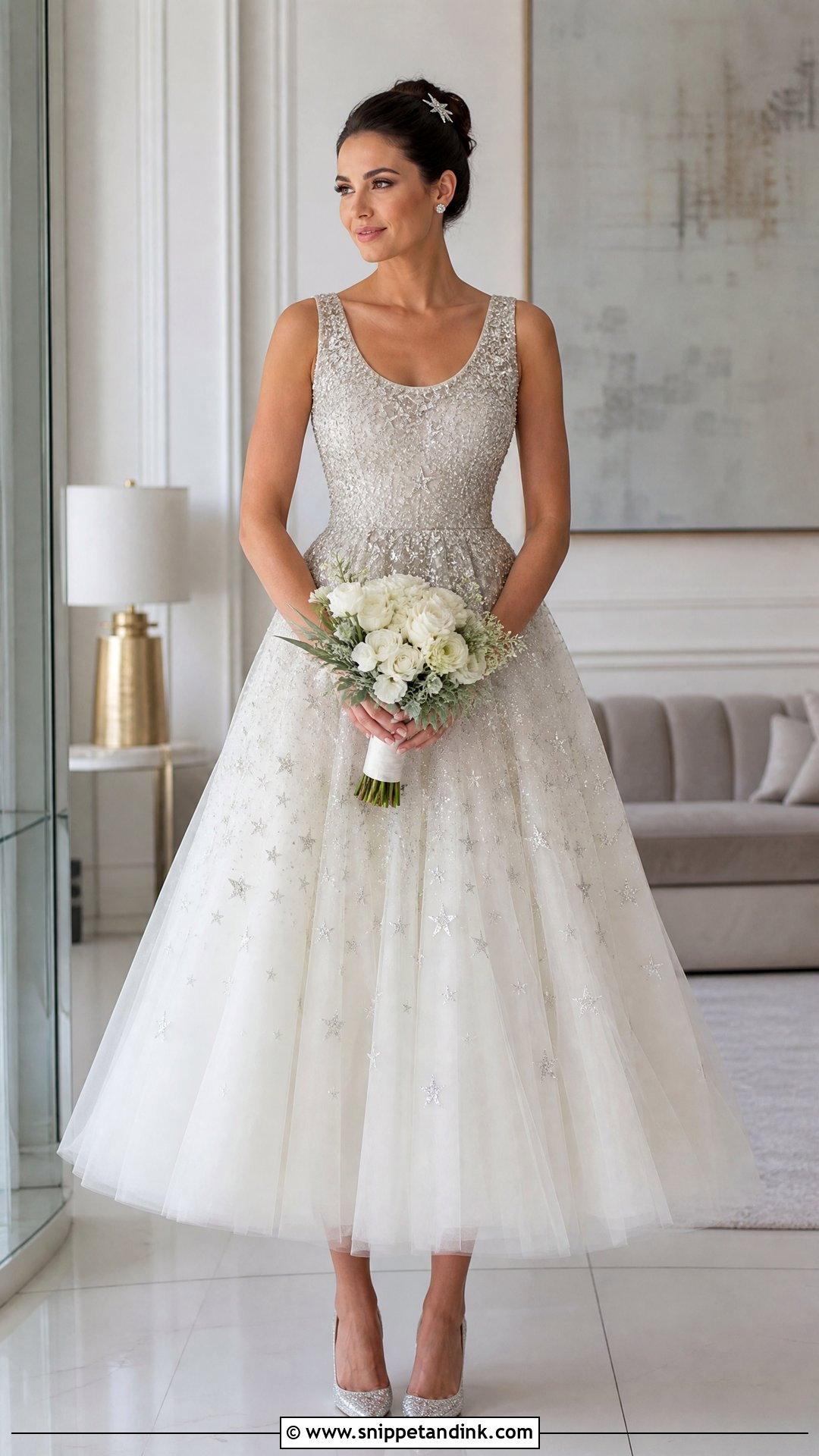 Silver Star Wedding Dress - Snippet and Ink - 20 Wedding Dress with Stars Ideas