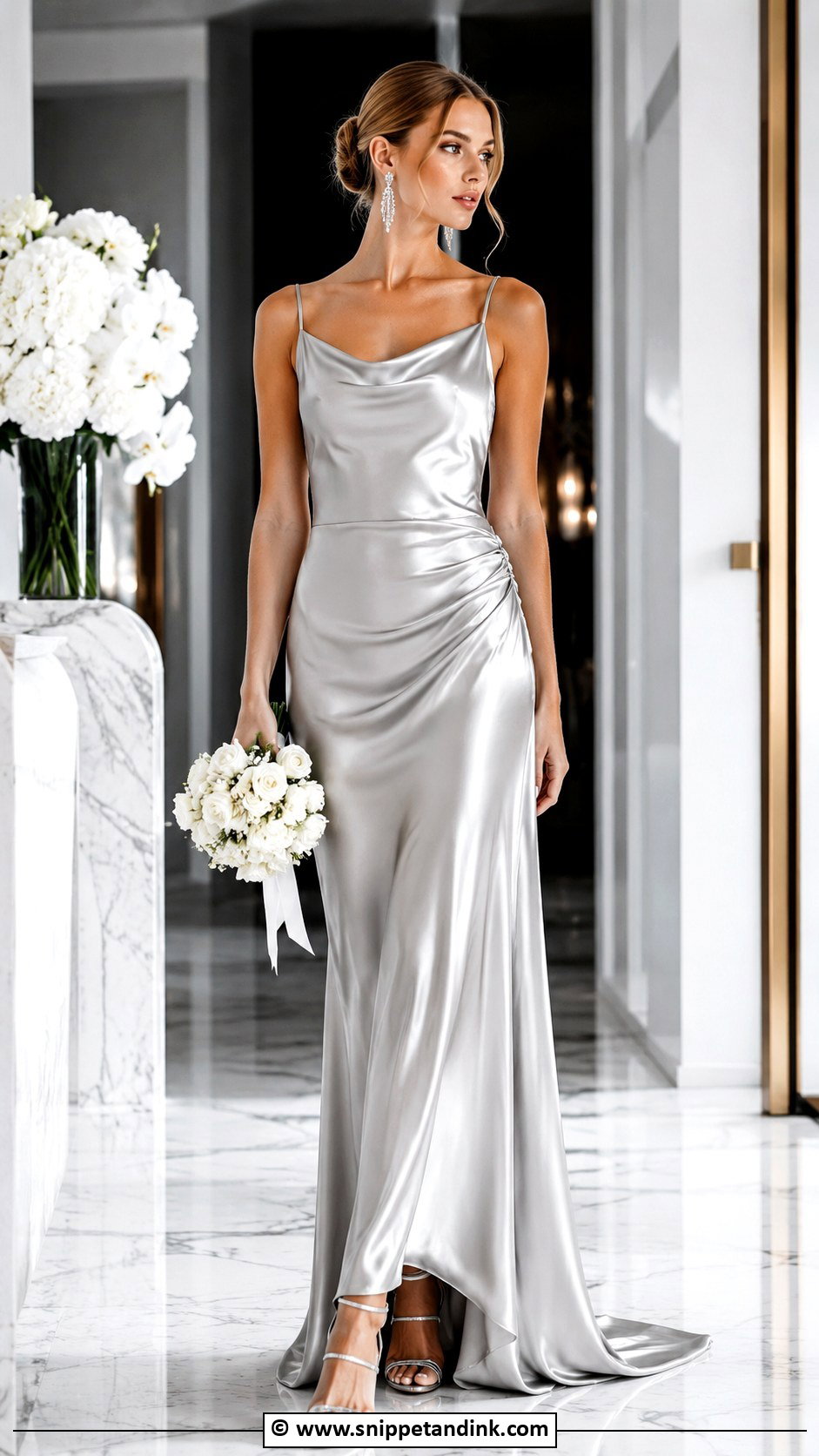 Silver Wedding Dress - Snippet and Ink - 30 Alternative Wedding Dress Ideas