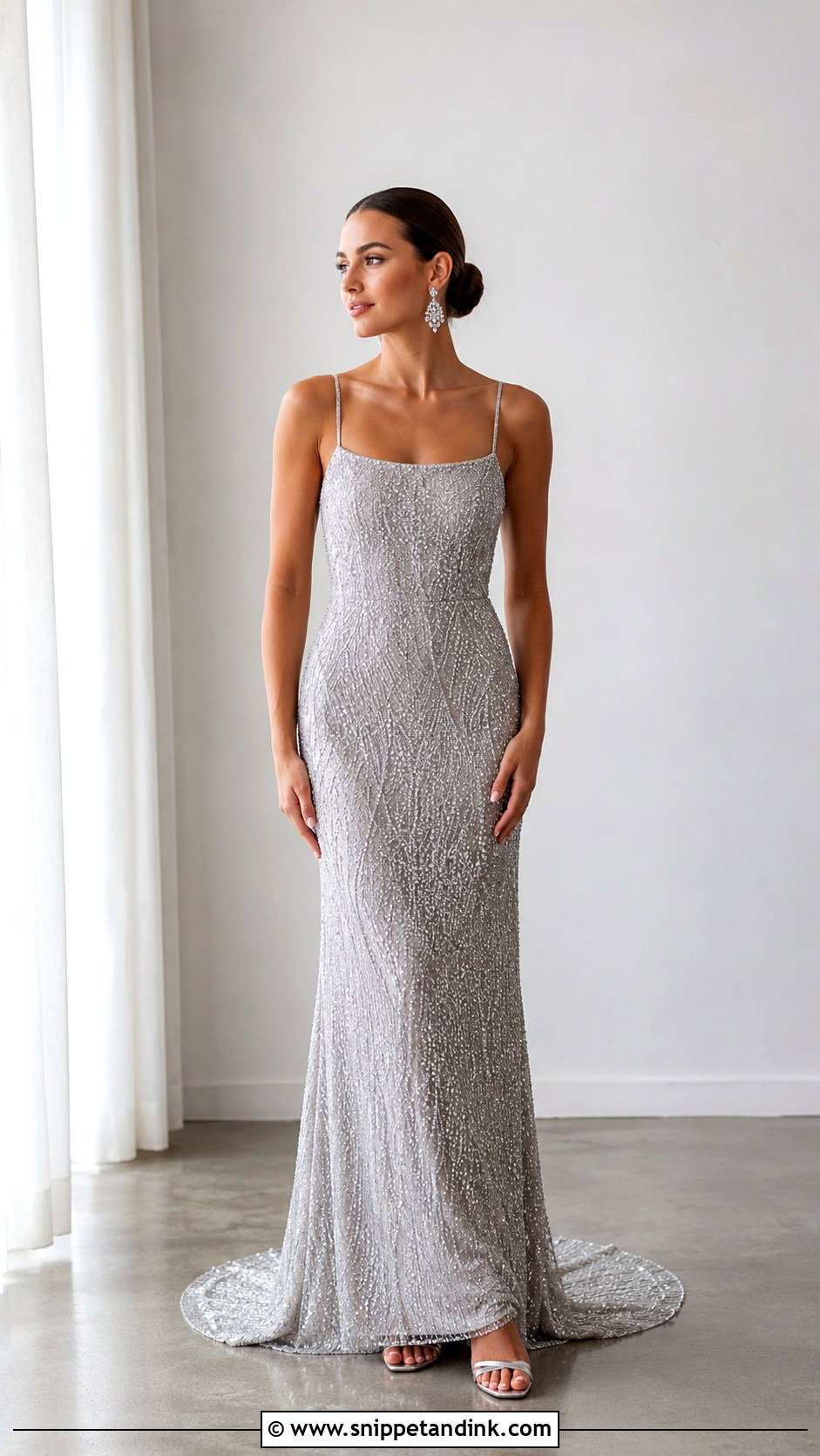 Silver Wedding Dress - Snippet and Ink - 30 Non White Wedding Dress Ideas