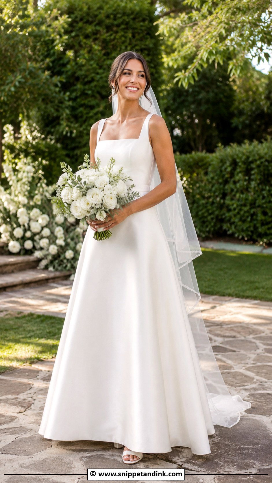 Simple A Line Bride Dress - Snippet and Ink - 35 Simple Bride Dress Ideas