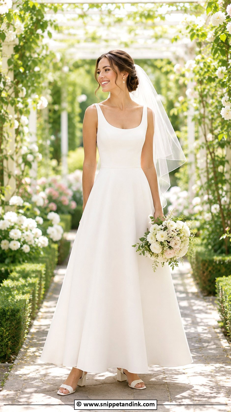 Simple A Line Wedding Dress - Snippet and Ink - 35 Simple Wedding Dress Ideas