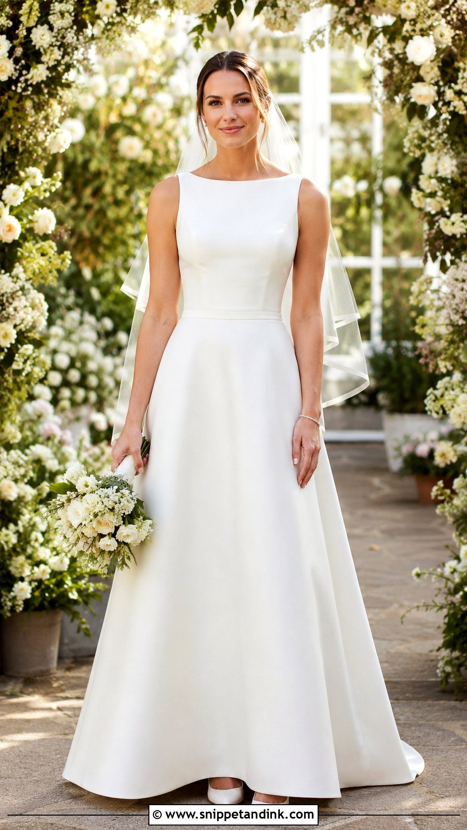 Simple A Line Wedding Dress - Snippet and Ink - 25 Schlichtes Hochzeitskleid Ideas