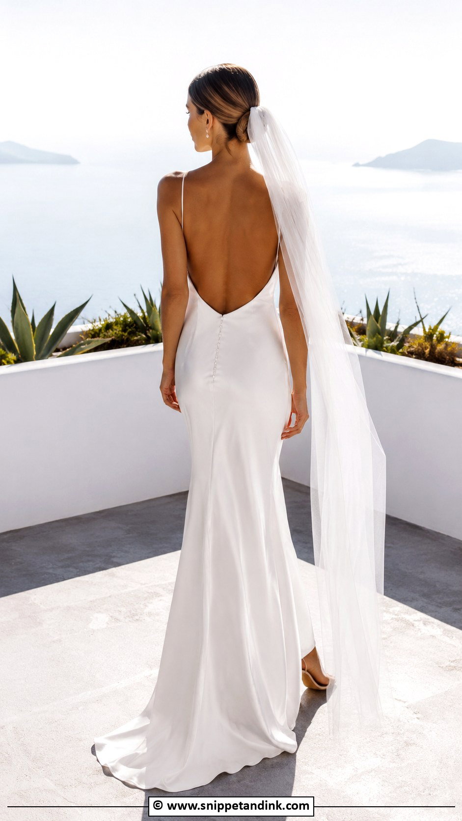 Simple Backless Wedding Dress - Snippet and Ink - 35 Simple Wedding Dress Ideas