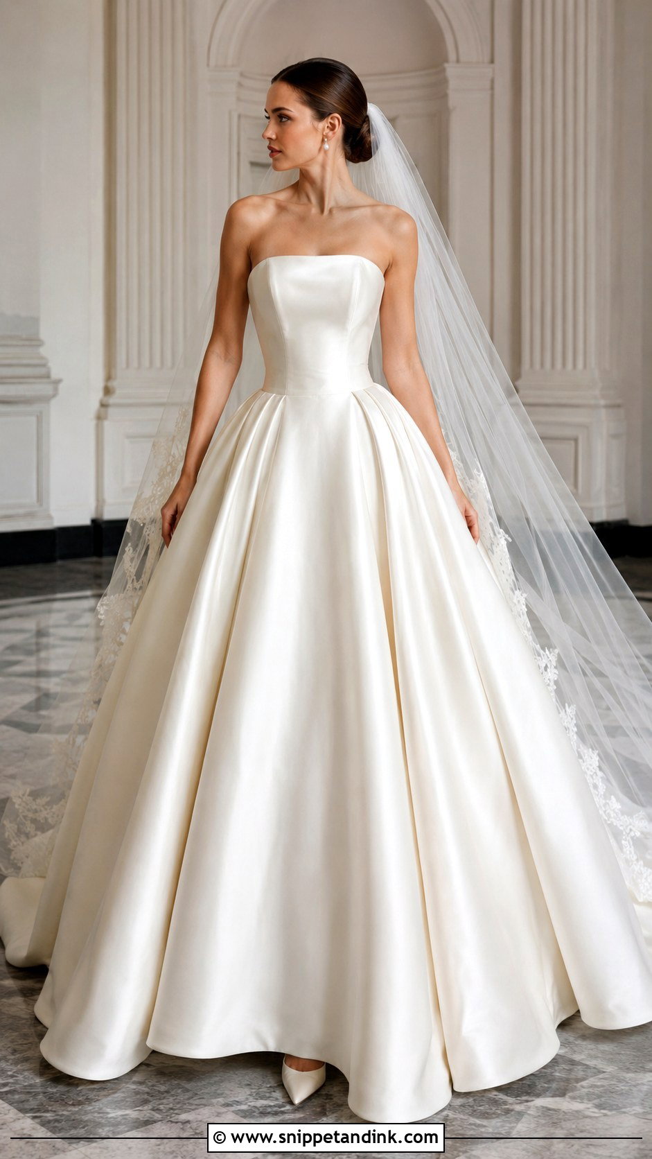 Simple Ball Gown Wedding Dress - Snippet and Ink - 20 Basic Wedding Dress Ideas
