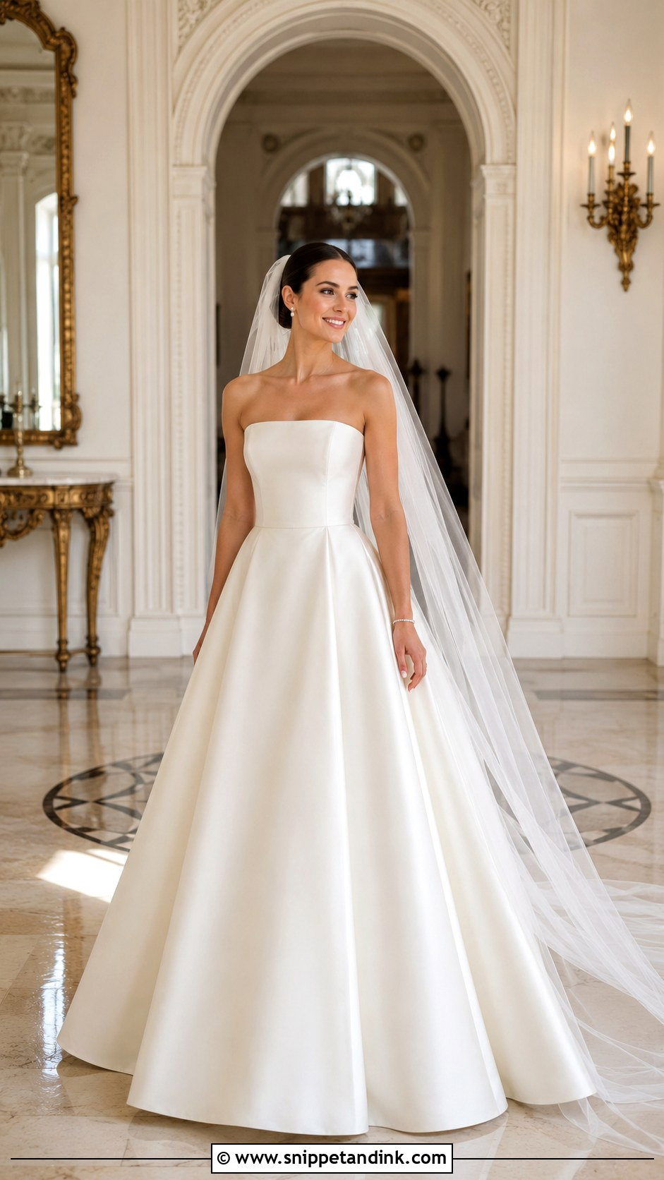Simple Ball Gown Wedding Dress - Snippet and Ink - 20 Simplistic Wedding Dress Ideas