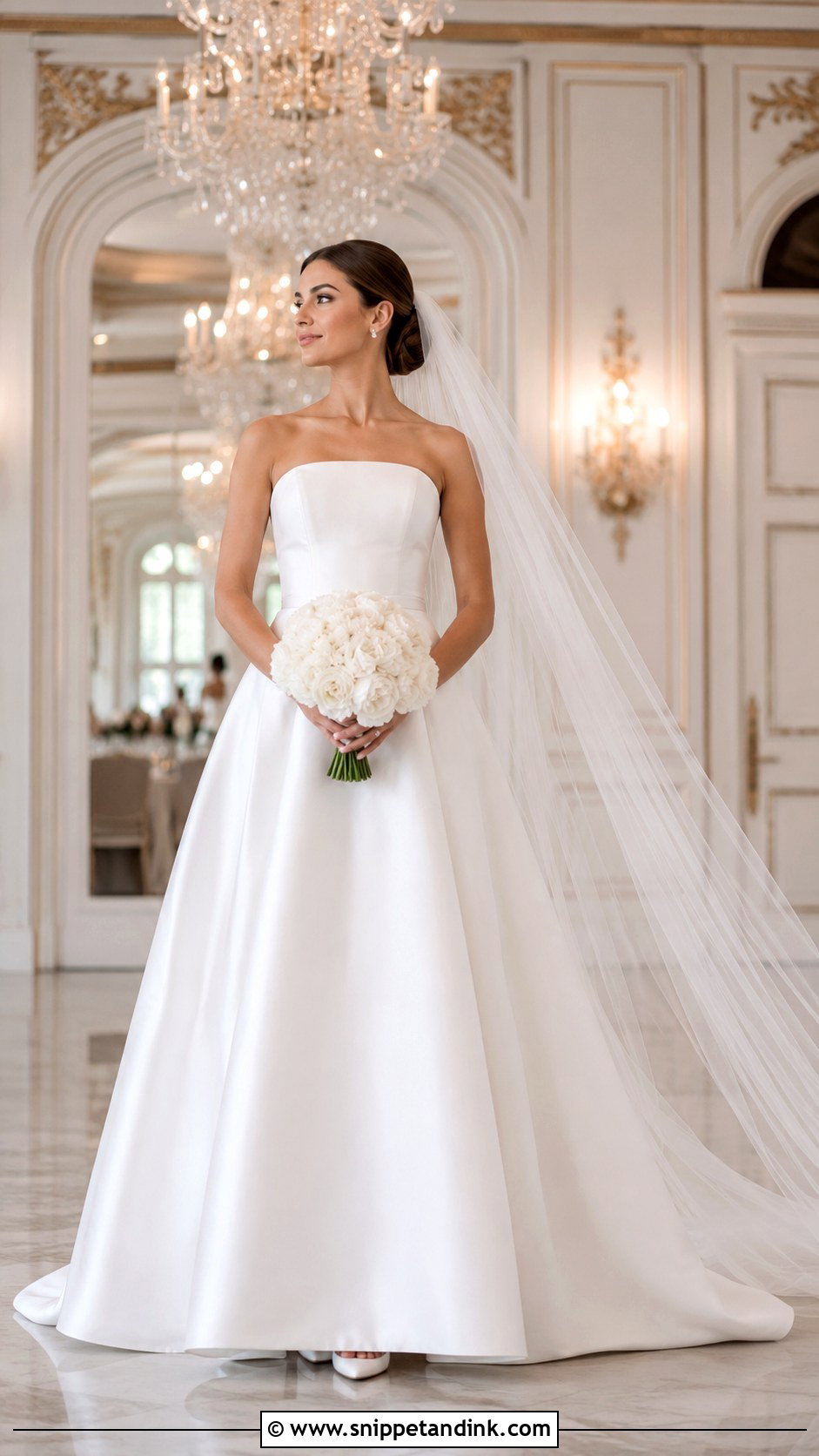 Simple Ball Gown Wedding Dress - Snippet and Ink - 20 Classy Simple Bride Dress Ideas
