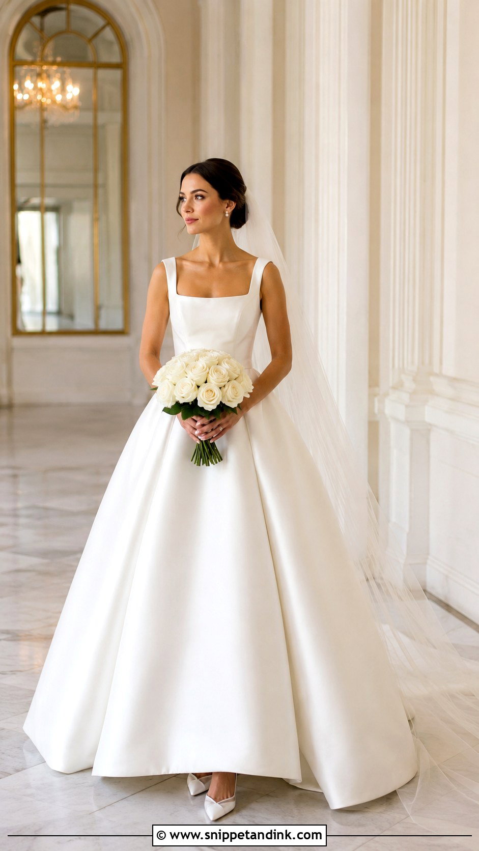 Simple Ball Gown Wedding Dress - Snippet and Ink - 20 Elegant Simple Wedding Gowns