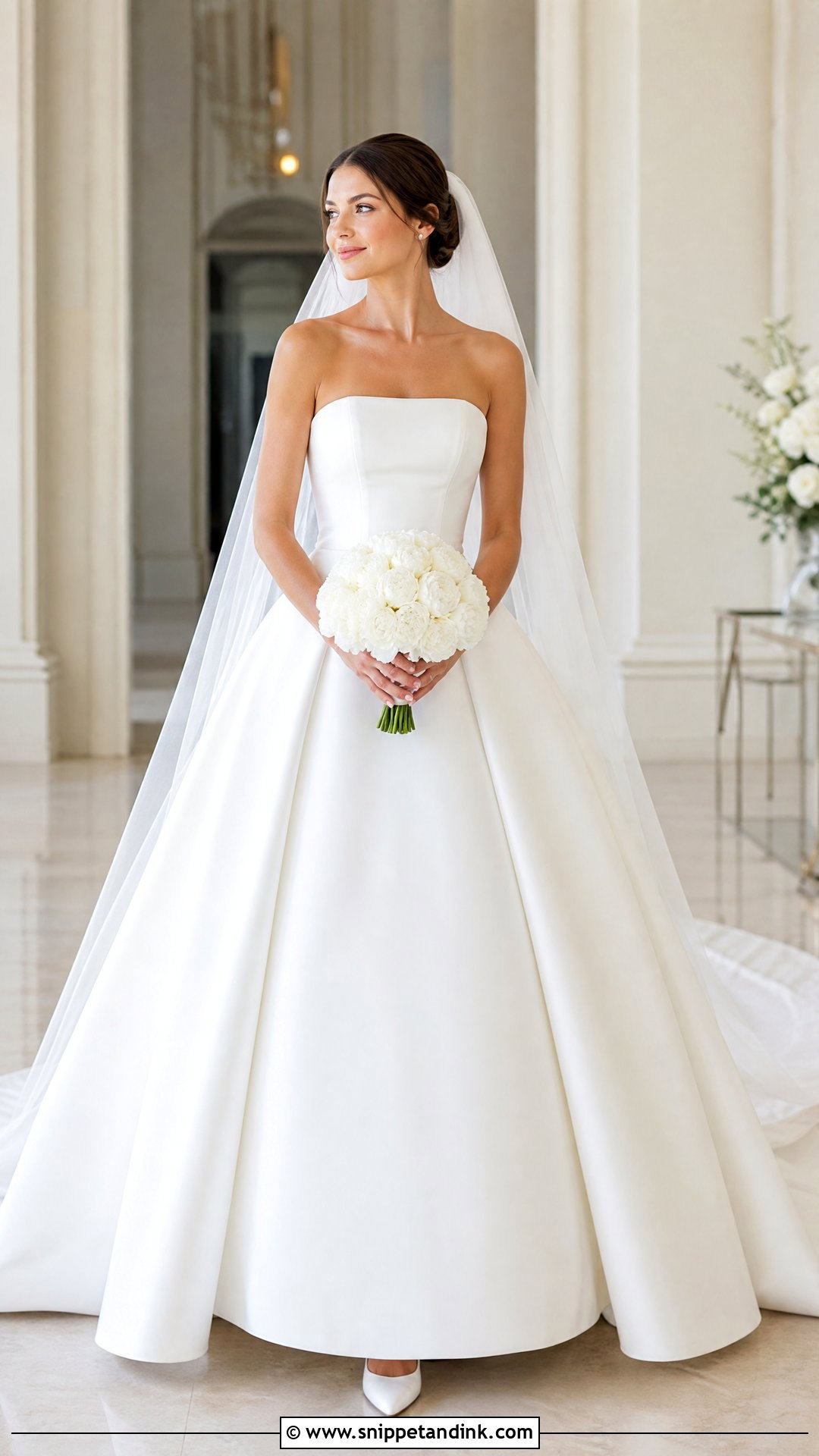 Simple Ball Gown Wedding Dress - Snippet and Ink - 20 Simple Minimalist Wedding Dress Ideas