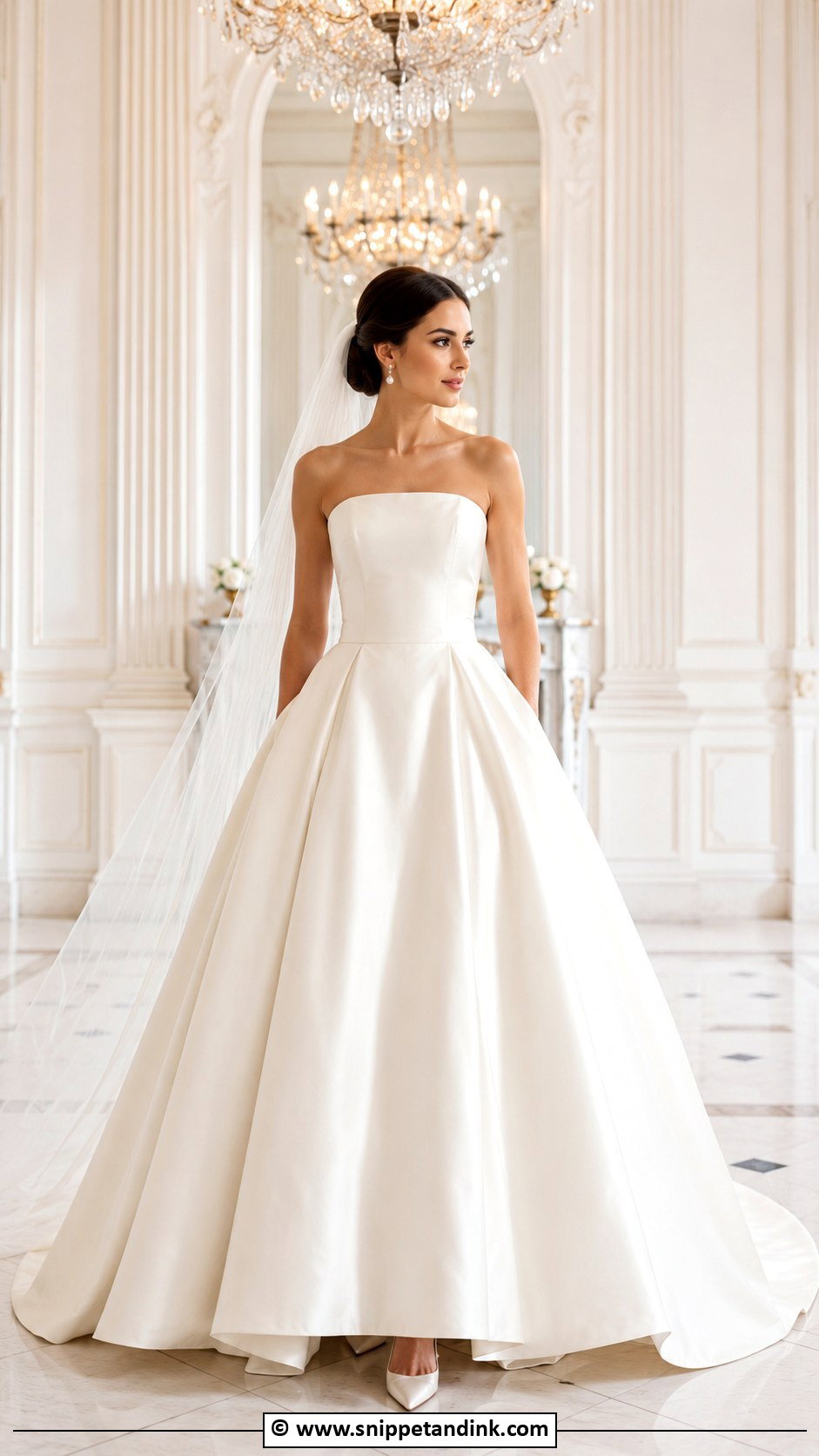 Simple Ball Gown Wedding Dress - Snippet and Ink - 35 Simple Wedding Dresses