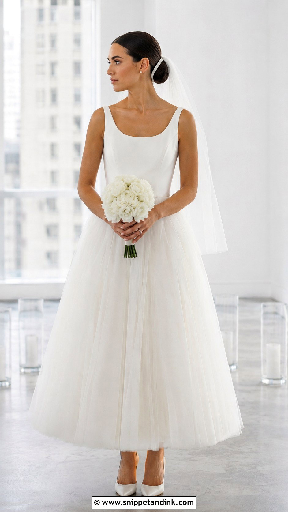 Simple Ballerina Wedding Dress - Snippet and Ink - 20 Ballerina Wedding Dress Ideas