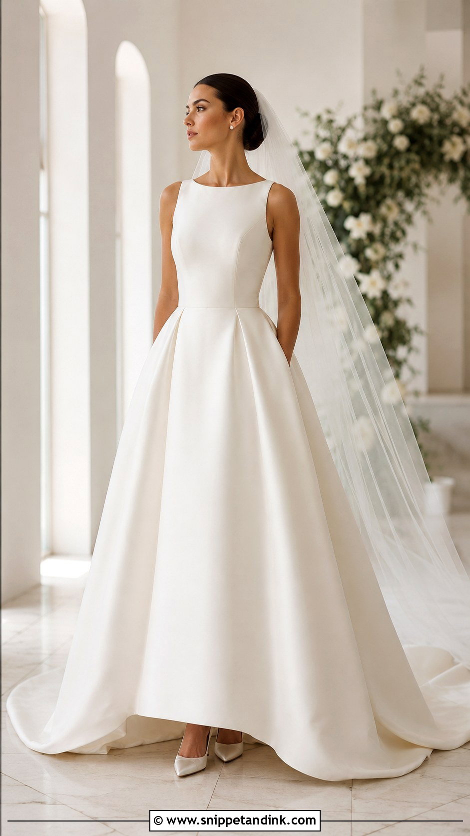 Simple Ballgown Wedding Dress - Snippet and Ink - 25 Ballgown Wedding Dresses