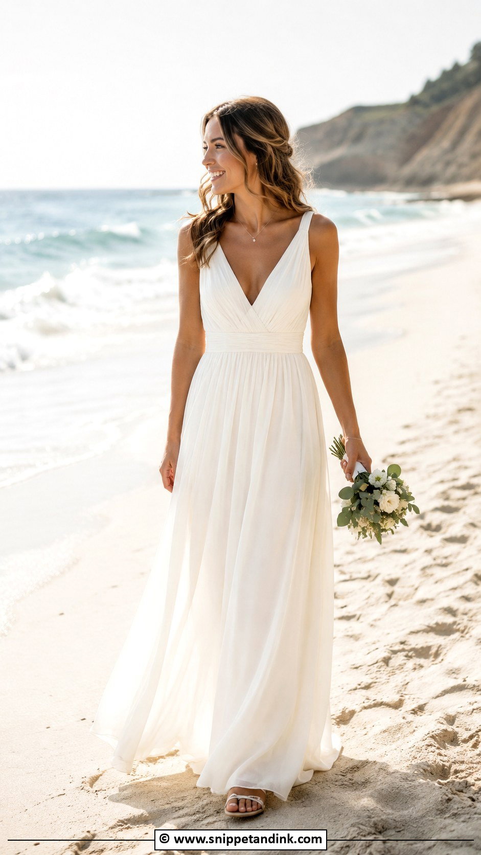 Simple Beach Wedding Dress - Snippet and Ink - 35 Simple Wedding Dresses