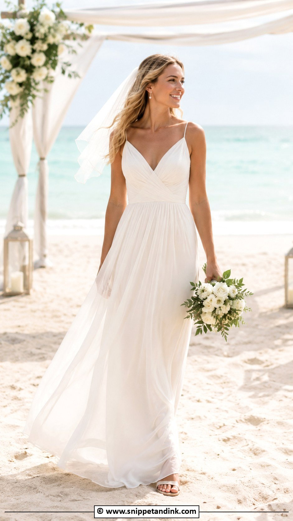 Simple Beach Wedding Dress - Snippet and Ink - 35 Simple Wedding Dress Ideas