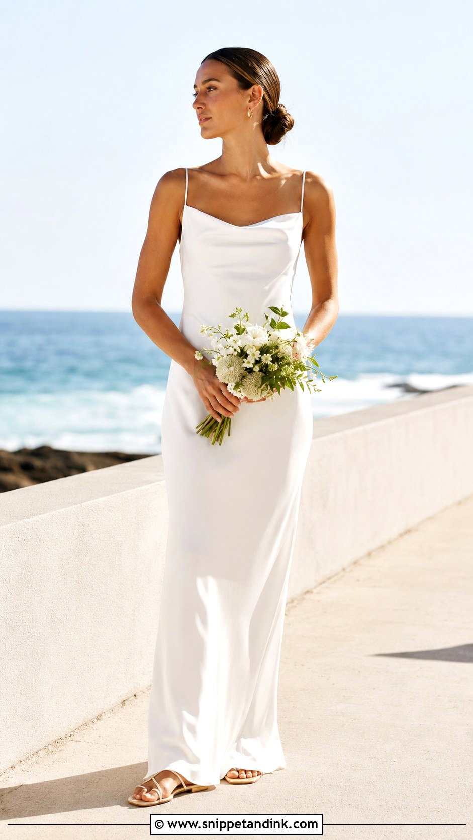 Simple Beach Wedding Dress - Snippet and Ink - 30 Beach Wedding Dresses