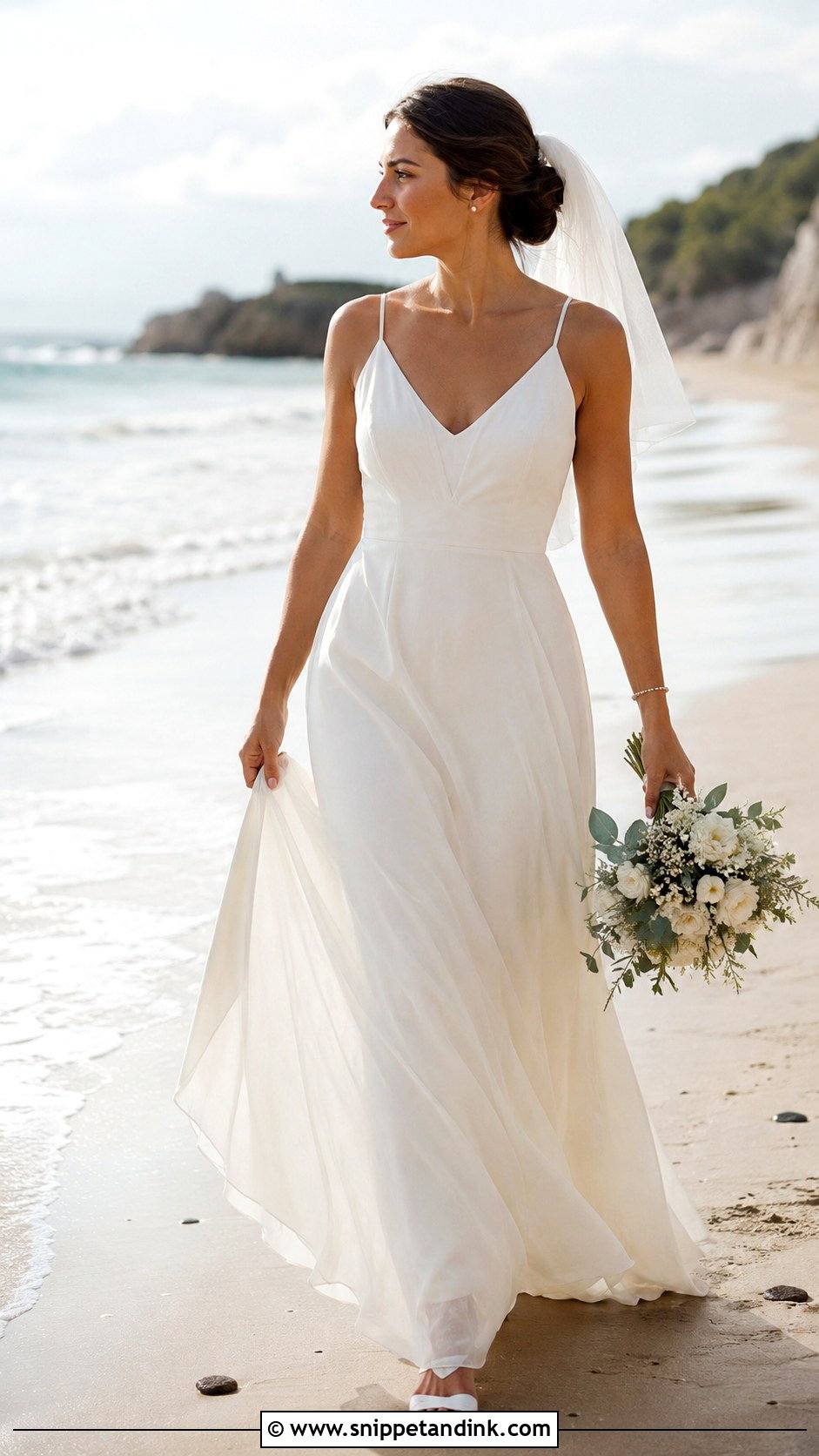 Simple Beach Wedding Dress - Snippet and Ink - 20 Simplistic Wedding Dress Ideas