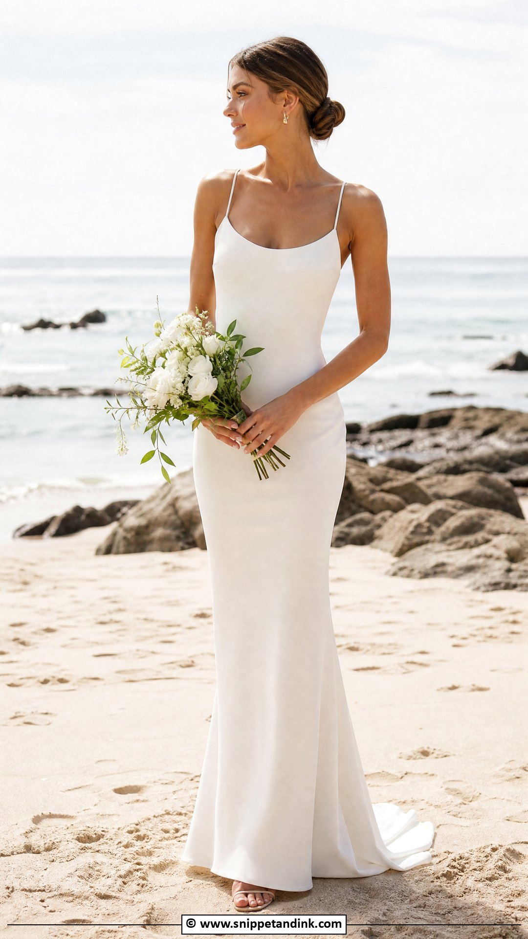 Simple Beach Wedding Dress - Snippet and Ink - 35 Beach Wedding Dress Ideas