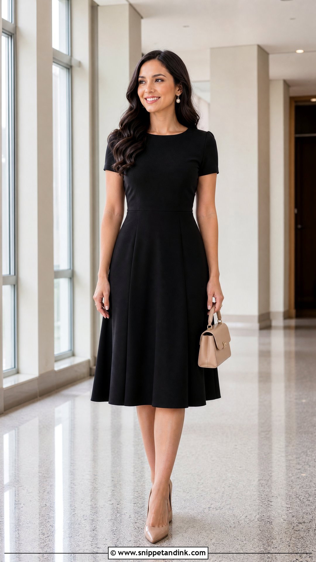 Simple Black Dress For White Coat Ceremony - Snippet and Ink - 25 White Coat Ceremony Dress Ideas