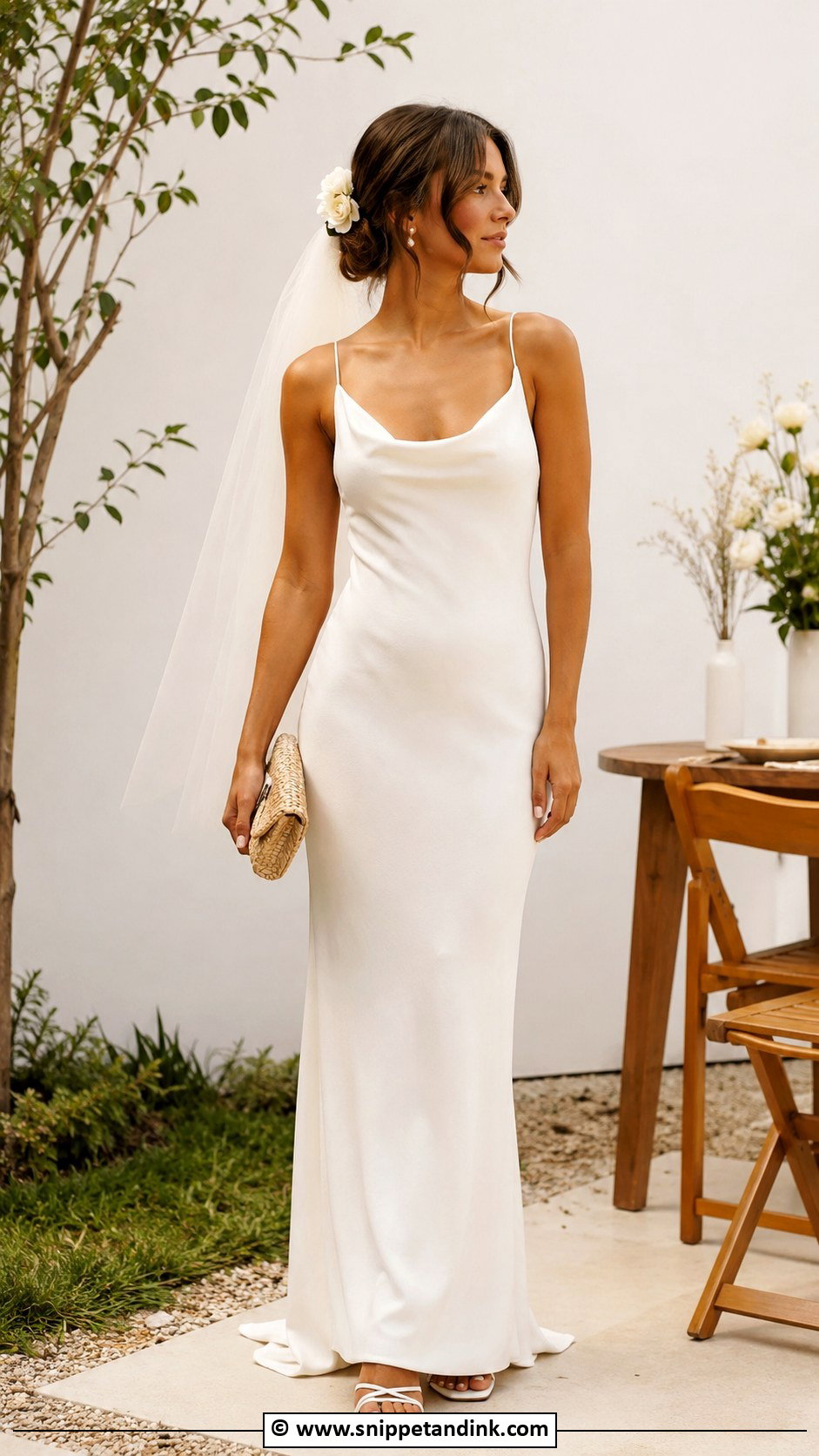 Simple Boho Wedding Dress - Snippet and Ink - 30 Boho Wedding Dresses