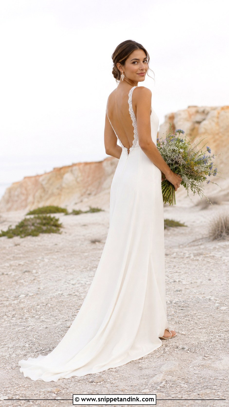 Simple Boho Wedding Dress - Snippet and Ink - 30 Boho Wedding Dress Ideas