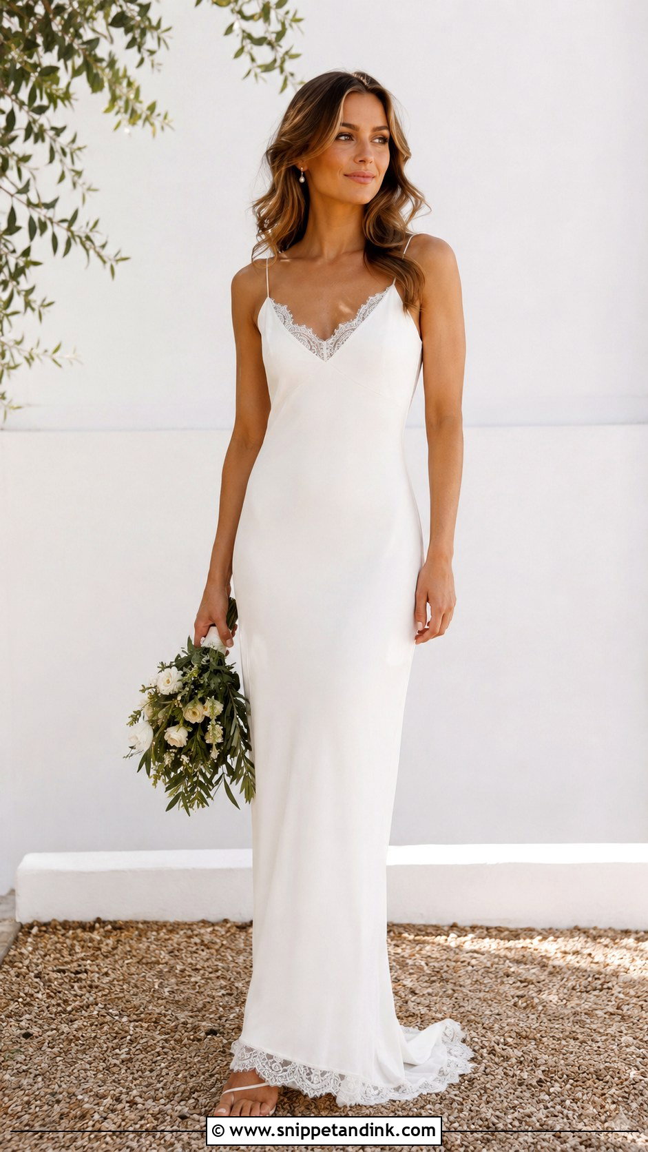 Simple Boho Wedding Dress - Snippet and Ink - 25 Boho Romantic Wedding Dress Ideas