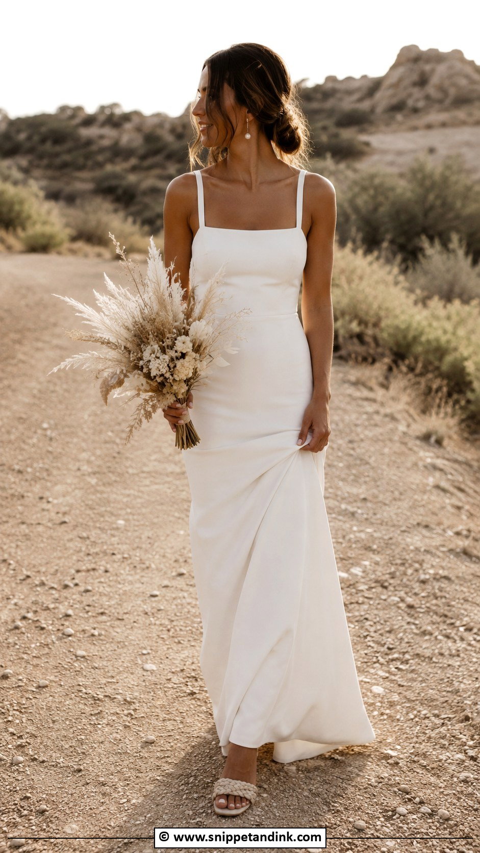 Simple Boho Wedding Dress - Snippet and Ink - 25 Boho Chic Wedding Dress Ideas