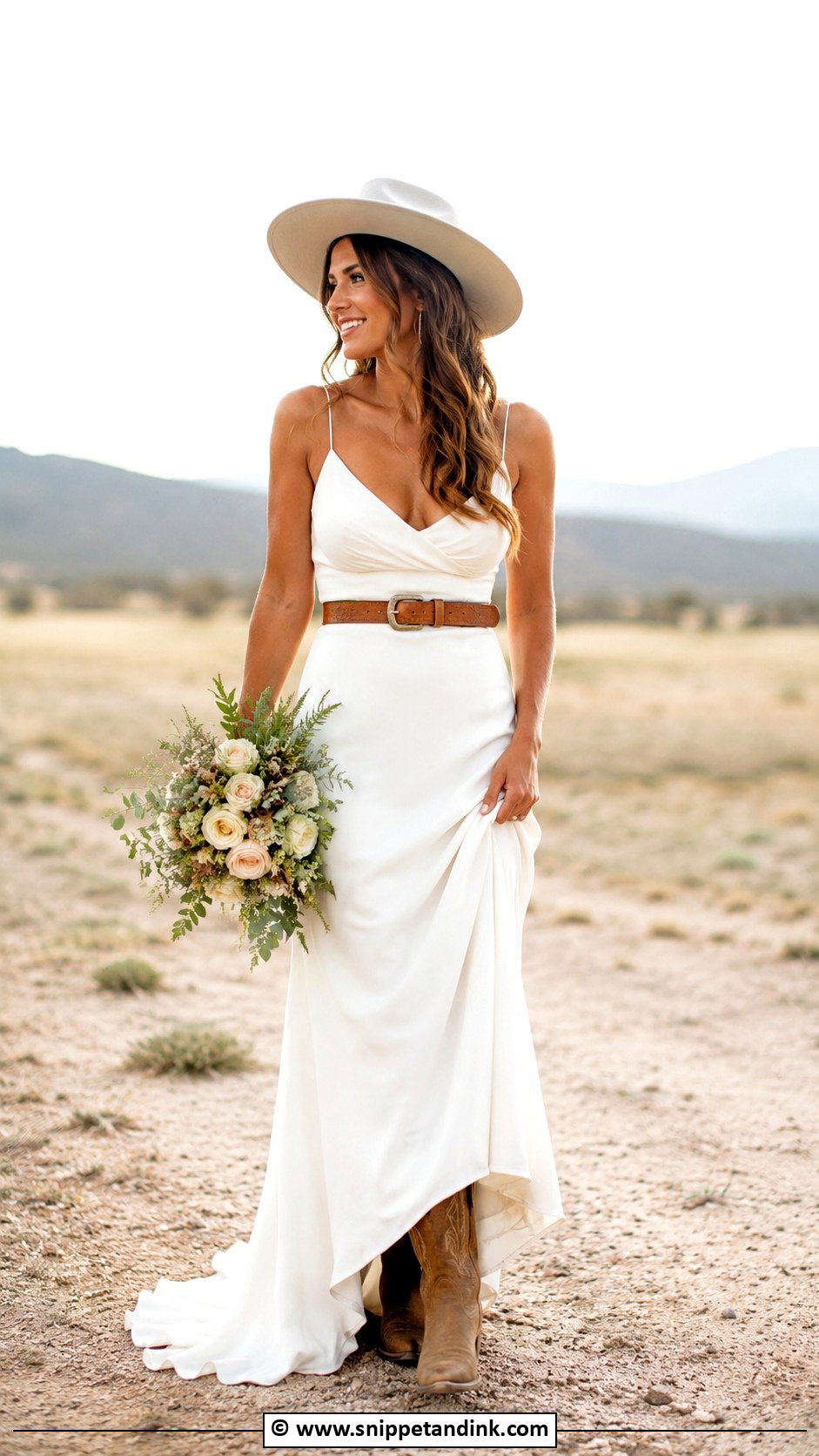 Simple Boho Western Wedding Dress - Snippet and Ink - 25 Boho Western Wedding Dress Ideas