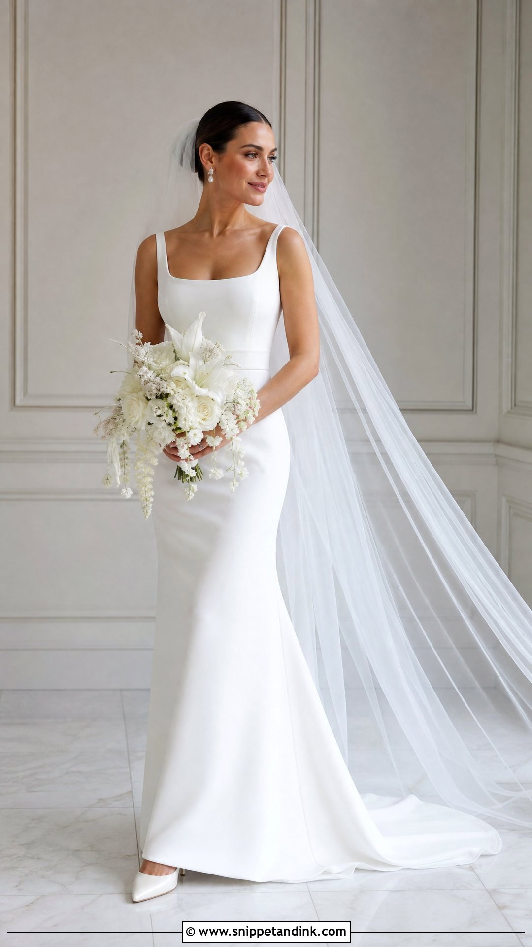 Simple Bridal Wedding Dress - Snippet and Ink - 25 Bridal Wedding Dresses