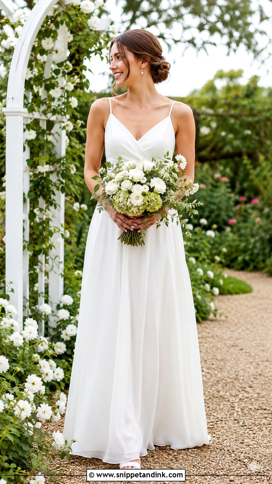 Simple Bride Garden Dress - Snippet and Ink - 30 Simple Bride Ideas