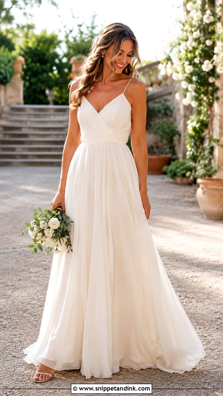 Simple Chiffon Wedding Dress - Snippet and Ink - 25 Wedding Dresses Simple Elegant Classy