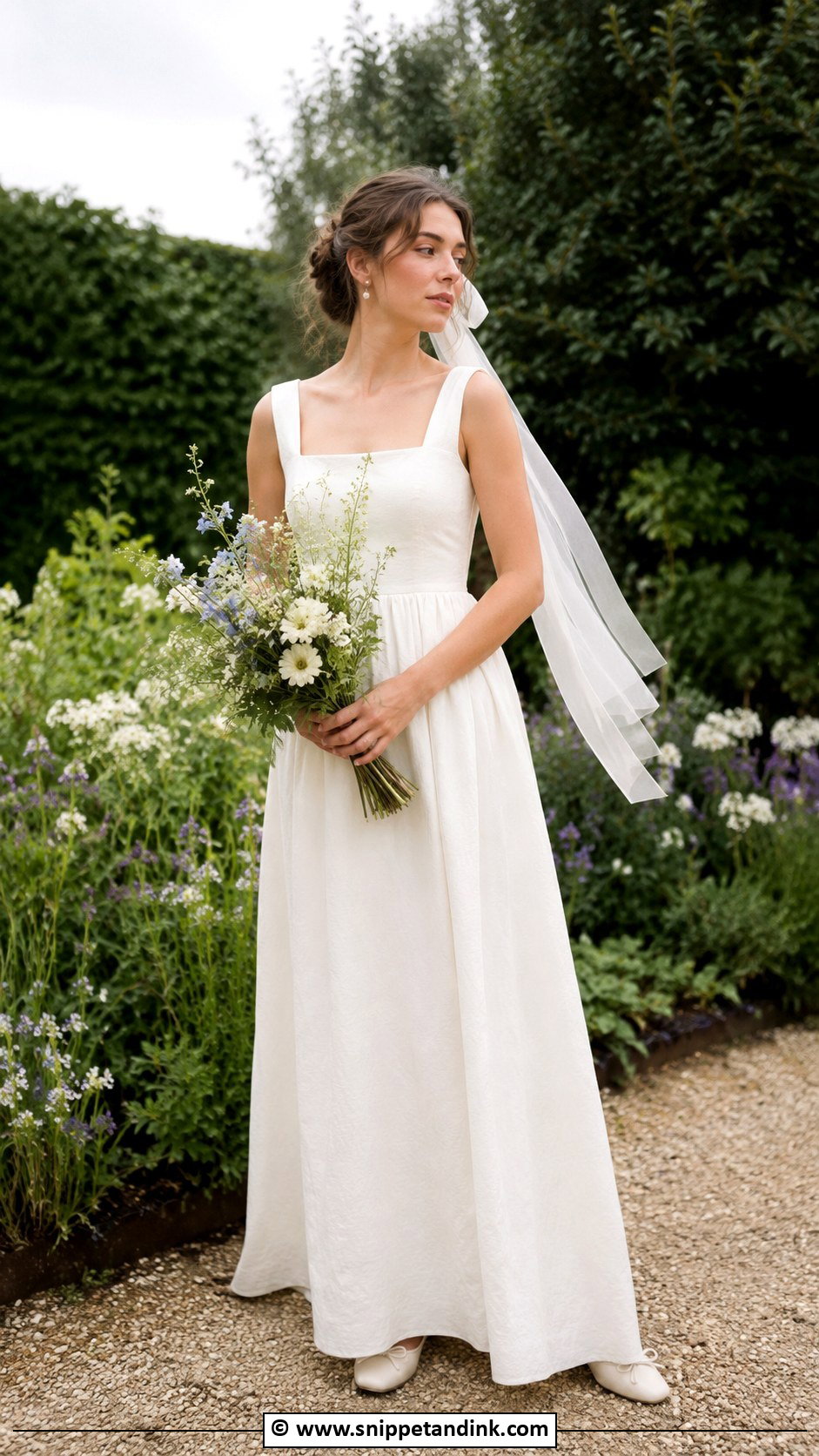 Simple Cottagecore Wedding Dress - Snippet and Ink - 30 Cottagecore Wedding Dress Ideas
