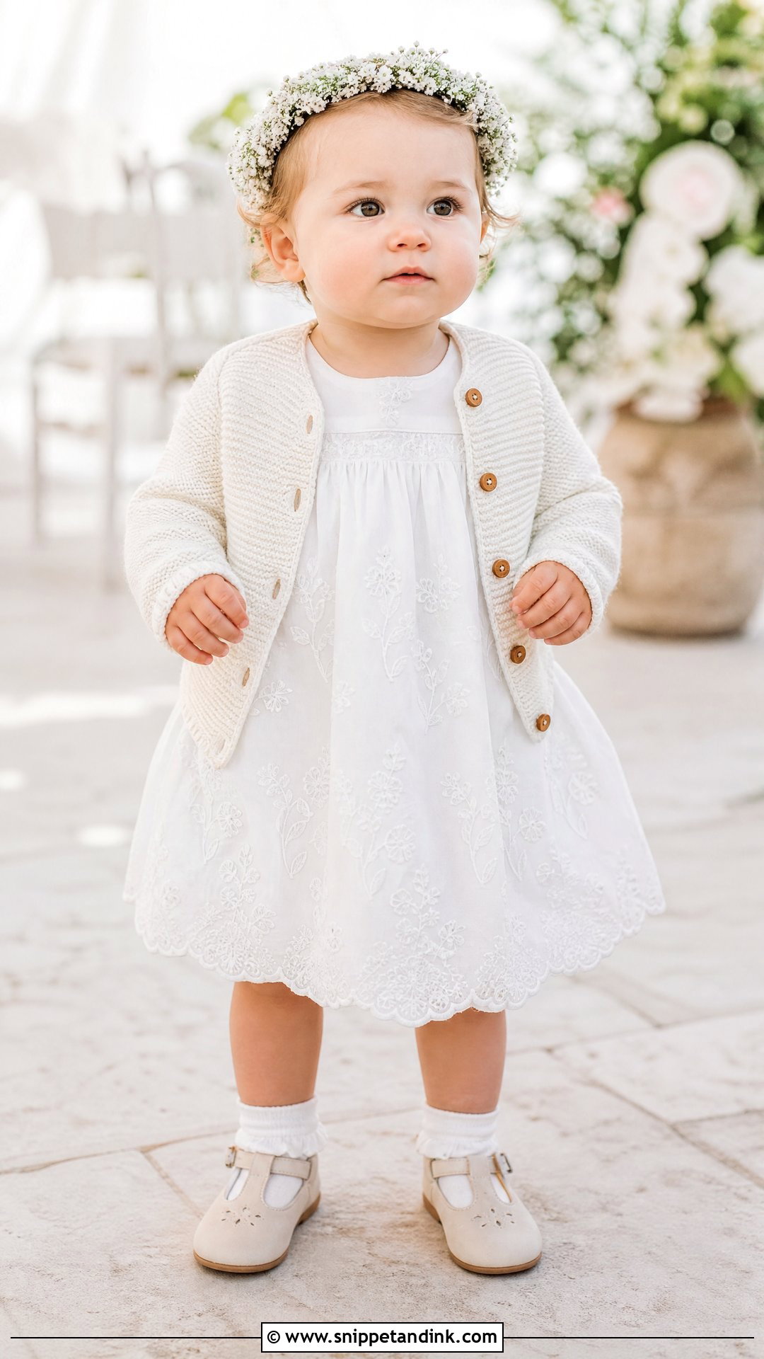 Simple Cotton Baby Wedding Dress - Snippet and Ink - 25 Baby Wedding Dress Ideas