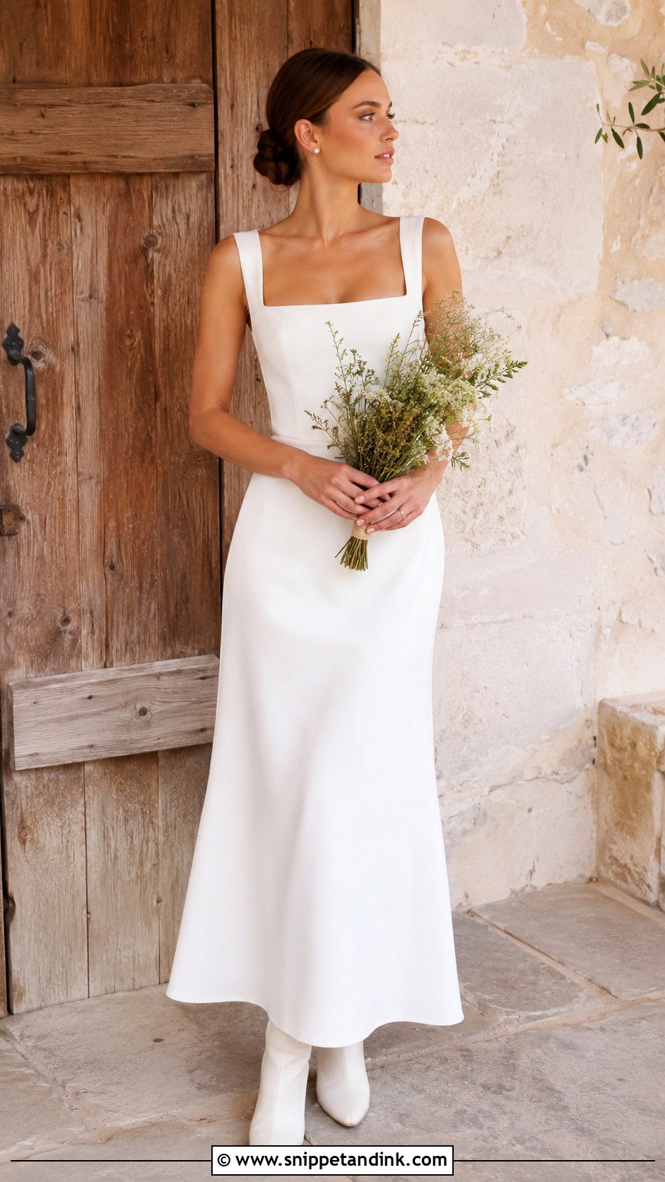 Simple Country Wedding Dress - Snippet and Ink - 25 Country Wedding Dresses