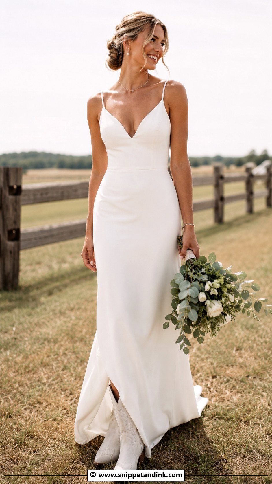 Simple Country Western Wedding Dress - Snippet and Ink - 25 Country Western Wedding Dresses