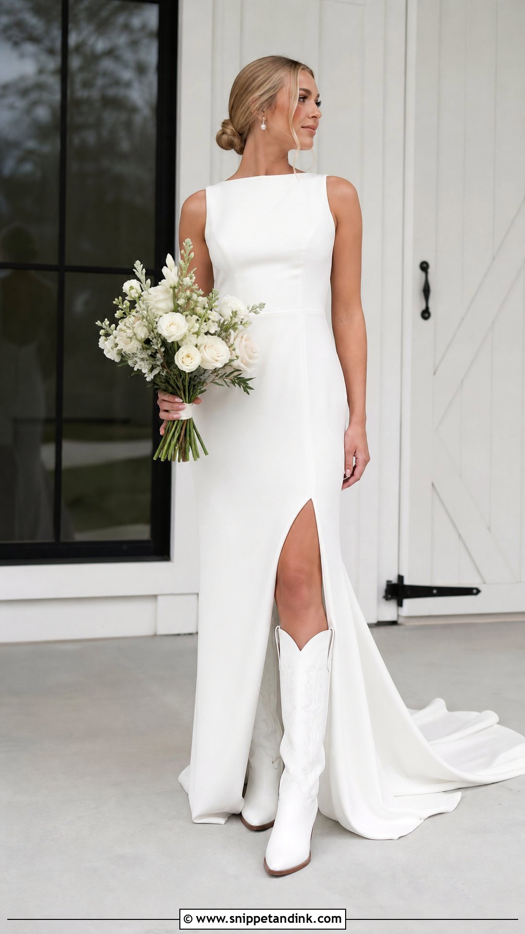 Simple Cowgirl Wedding Dress With Boots - Snippet and Ink - 25 Cowgirl Wedding Dress with Boots Ideas
