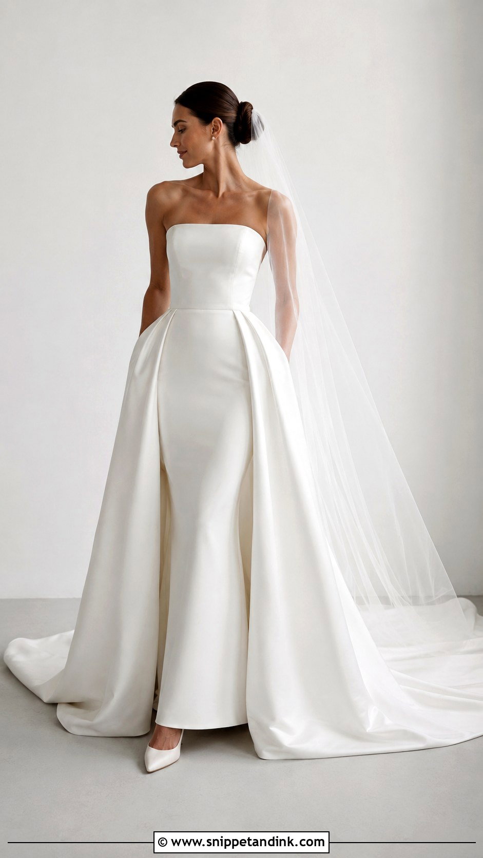 Simple Detachable Skirt Wedding Dress - Snippet and Ink - 20 Detachable Skirt Wedding Dresses