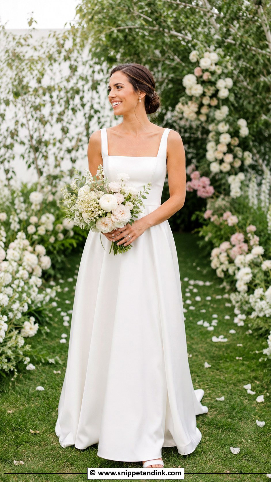 Simple Garden Wedding Dress - Snippet and Ink - 35 Simple Wedding Dresses