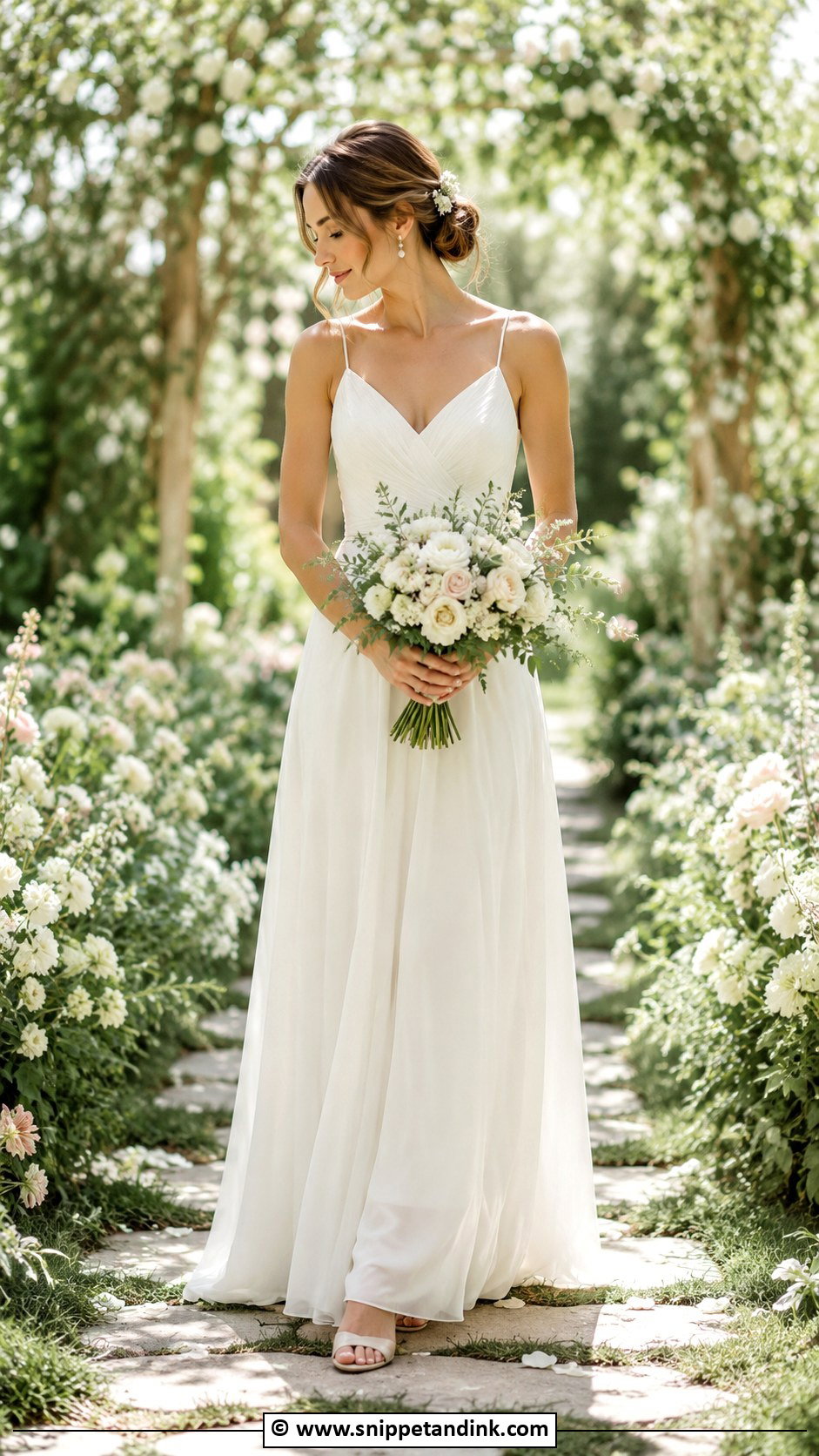 Simple Garden Wedding Dress - Snippet and Ink - 35 Simple Wedding Dress Ideas